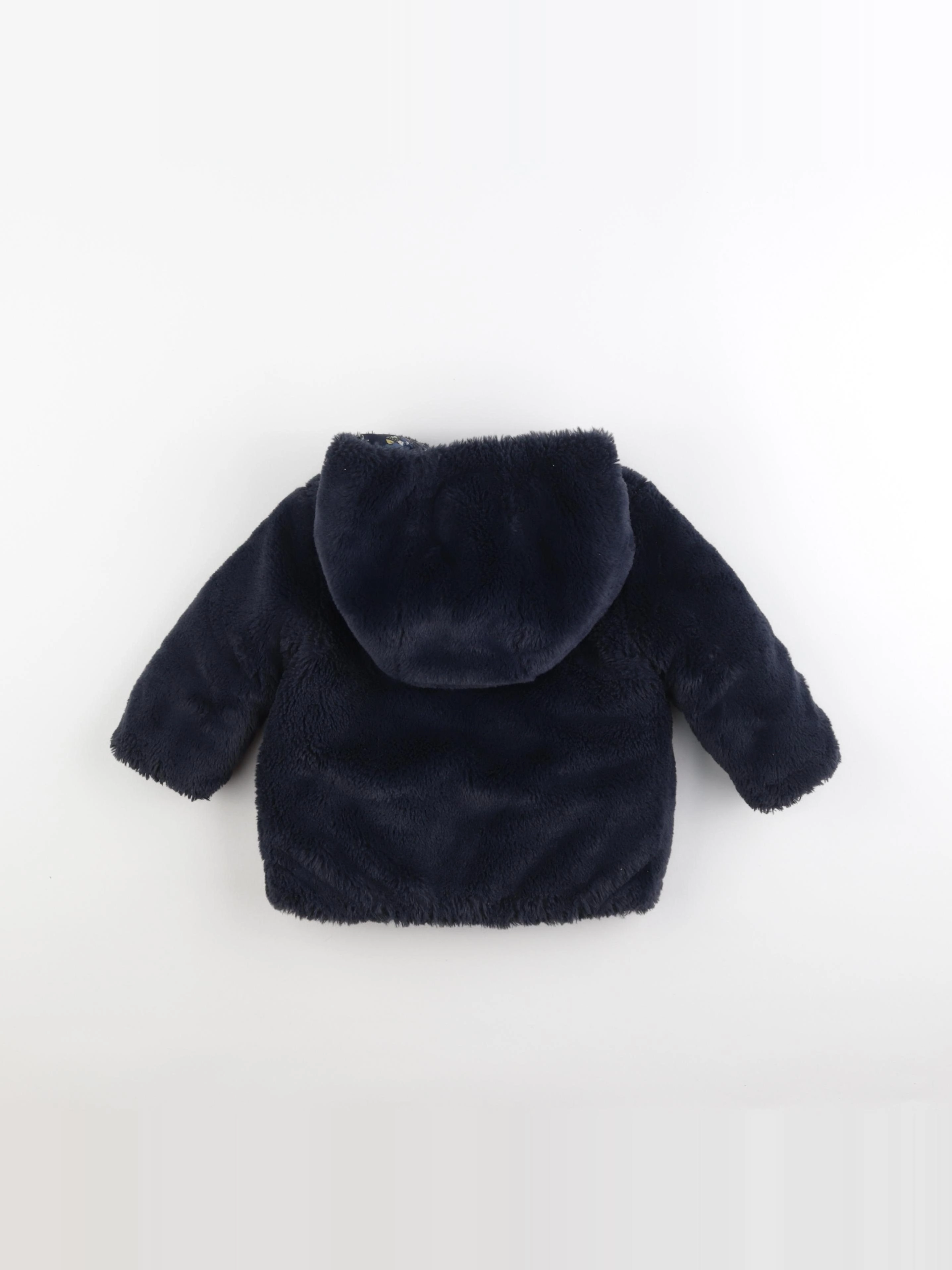 Boutchou - doudoune réversible bleu - 12 mois