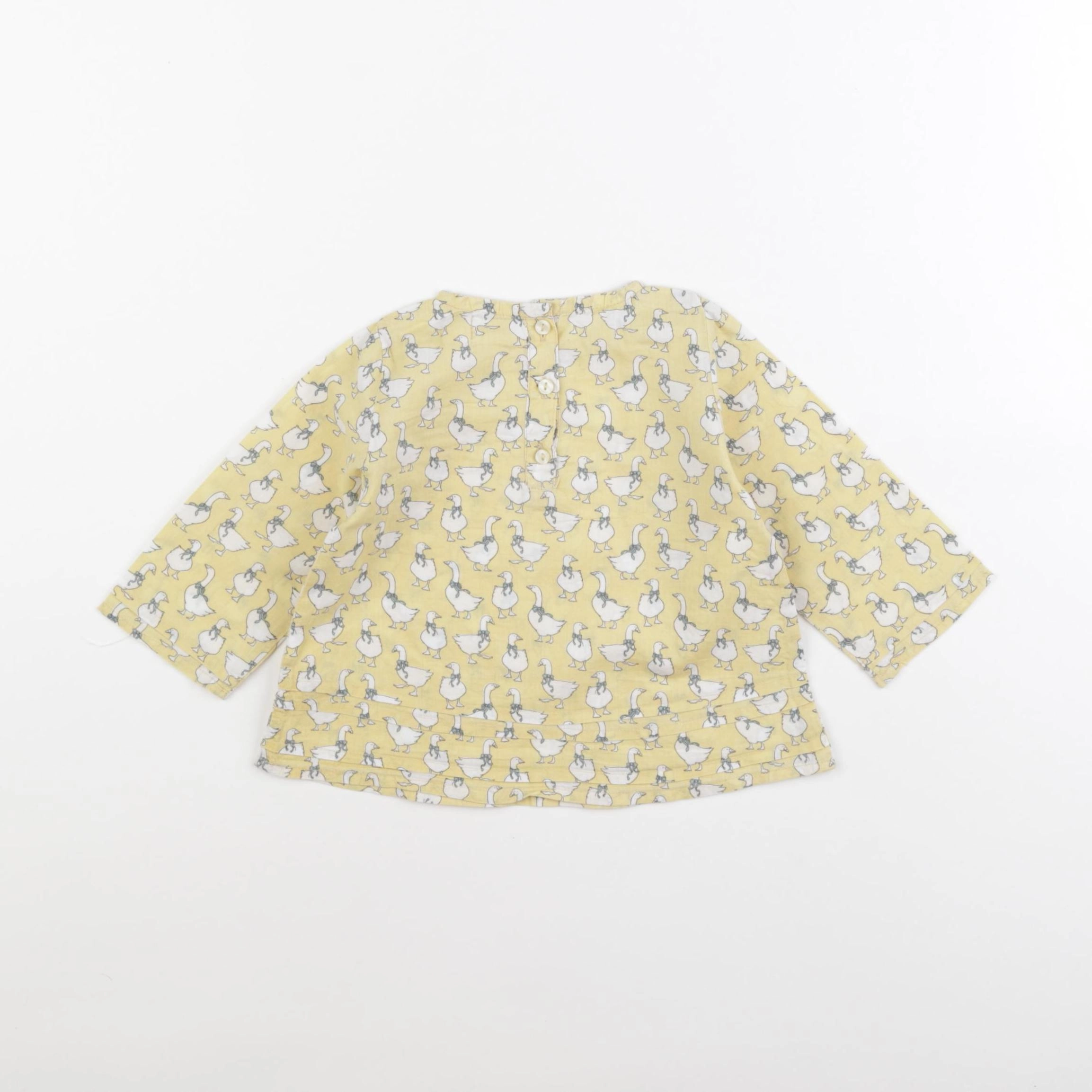 Bouchara - blouse jaune - 6 mois