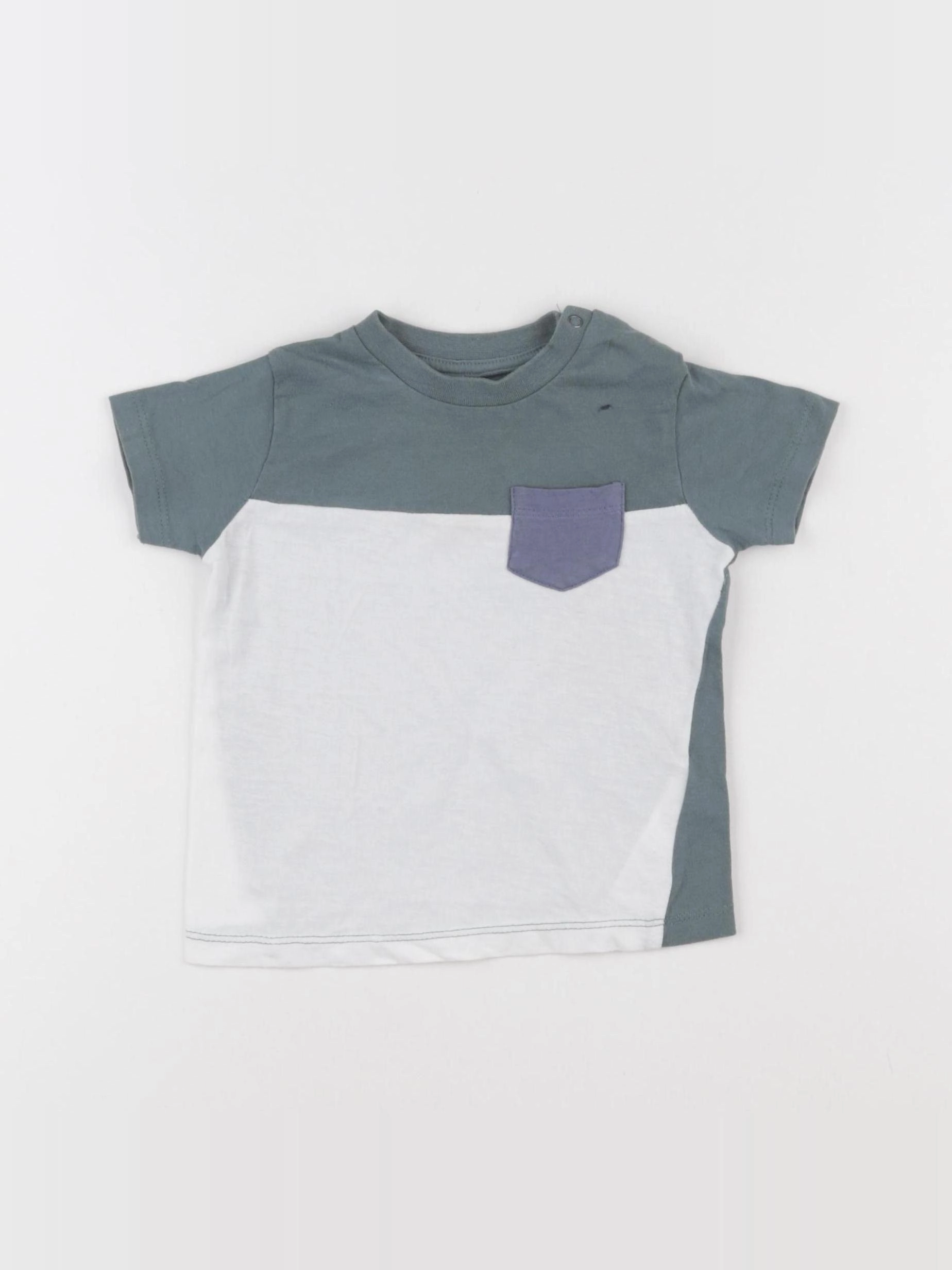 Vertbaudet - tee-shirt blanc - 12 mois