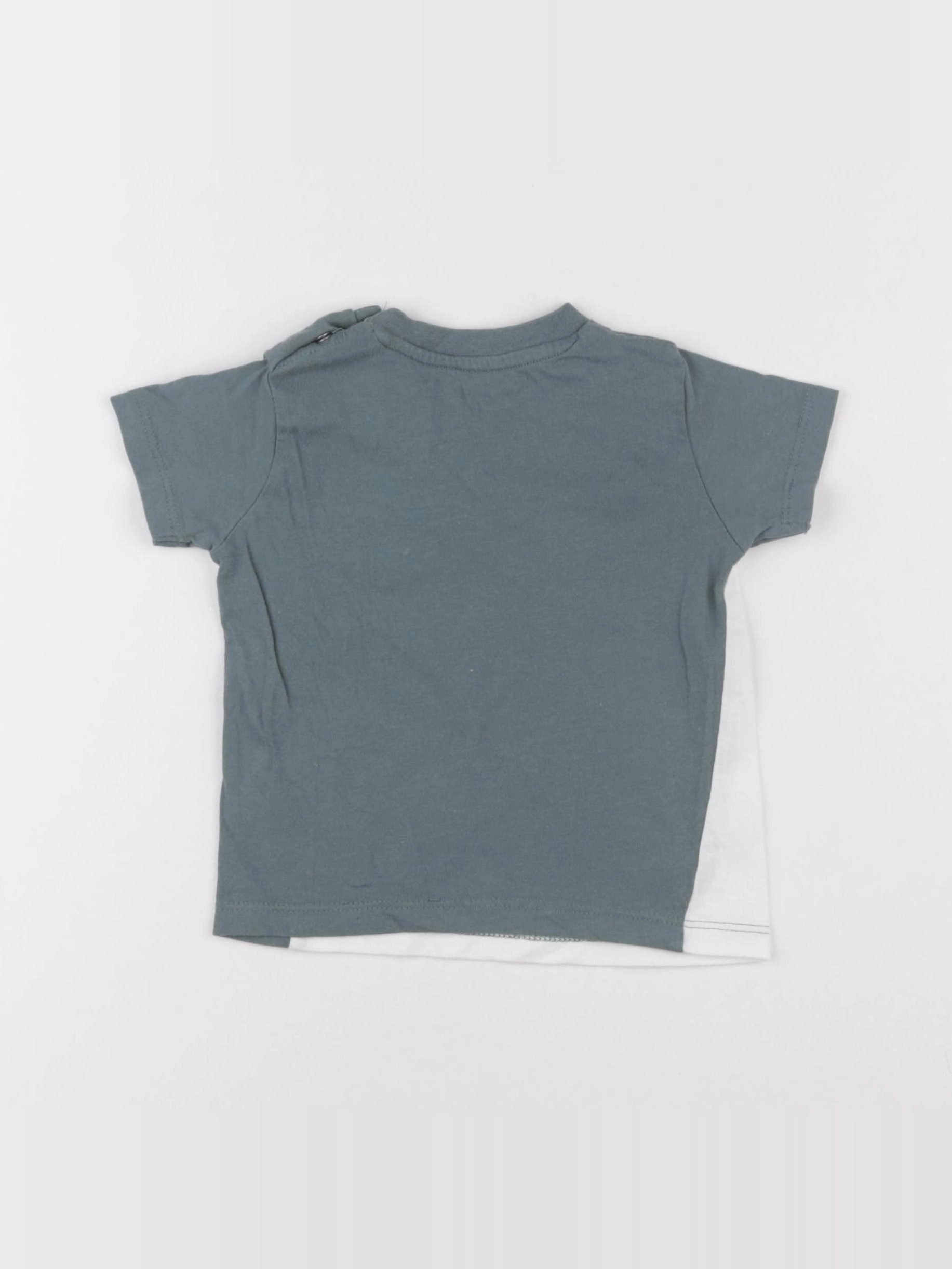 Vertbaudet - tee-shirt blanc - 12 mois