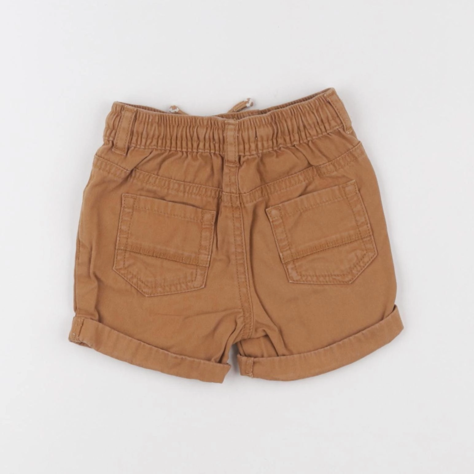 Vertbaudet - short marron - 12 mois