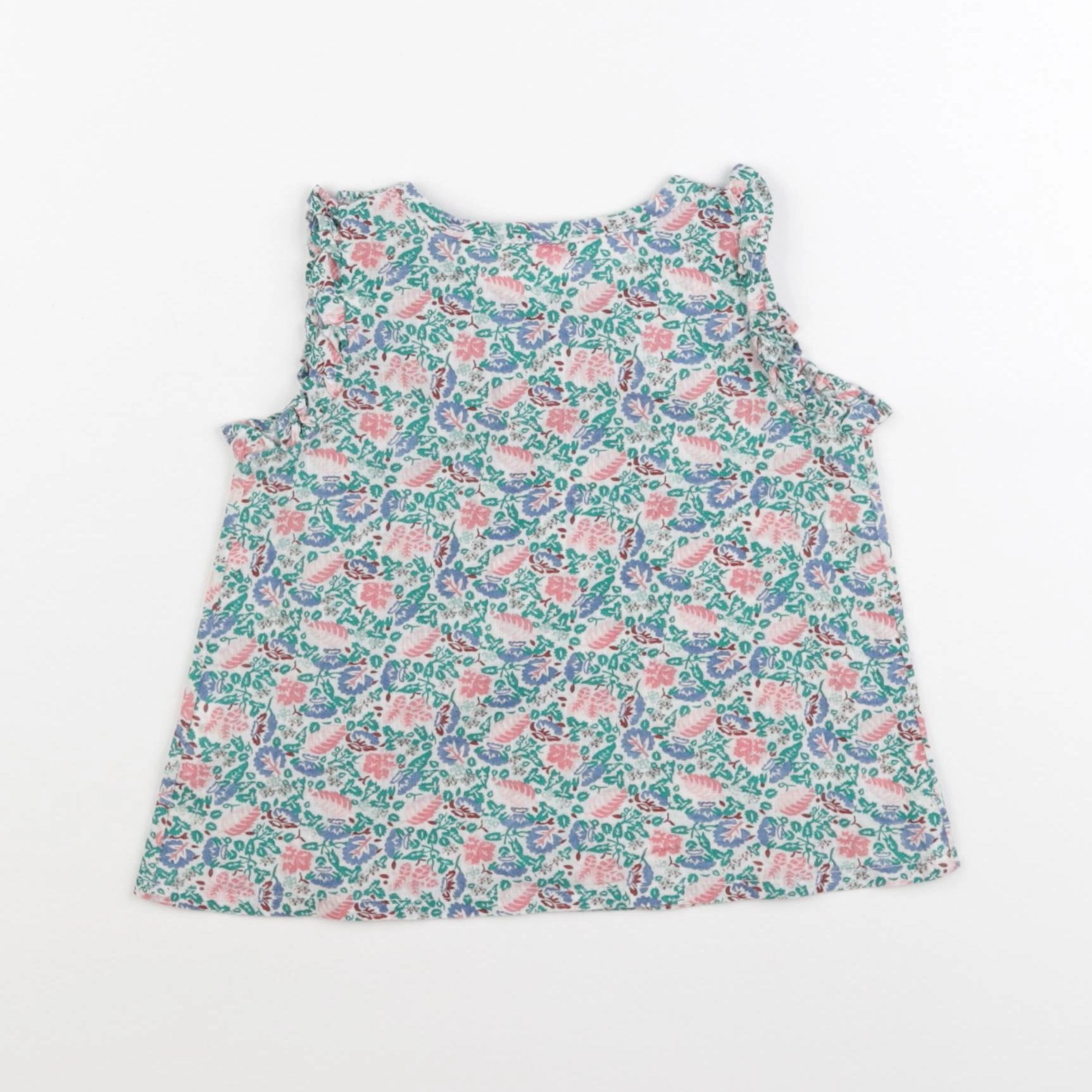Boutchou - blouse vert - 9 mois