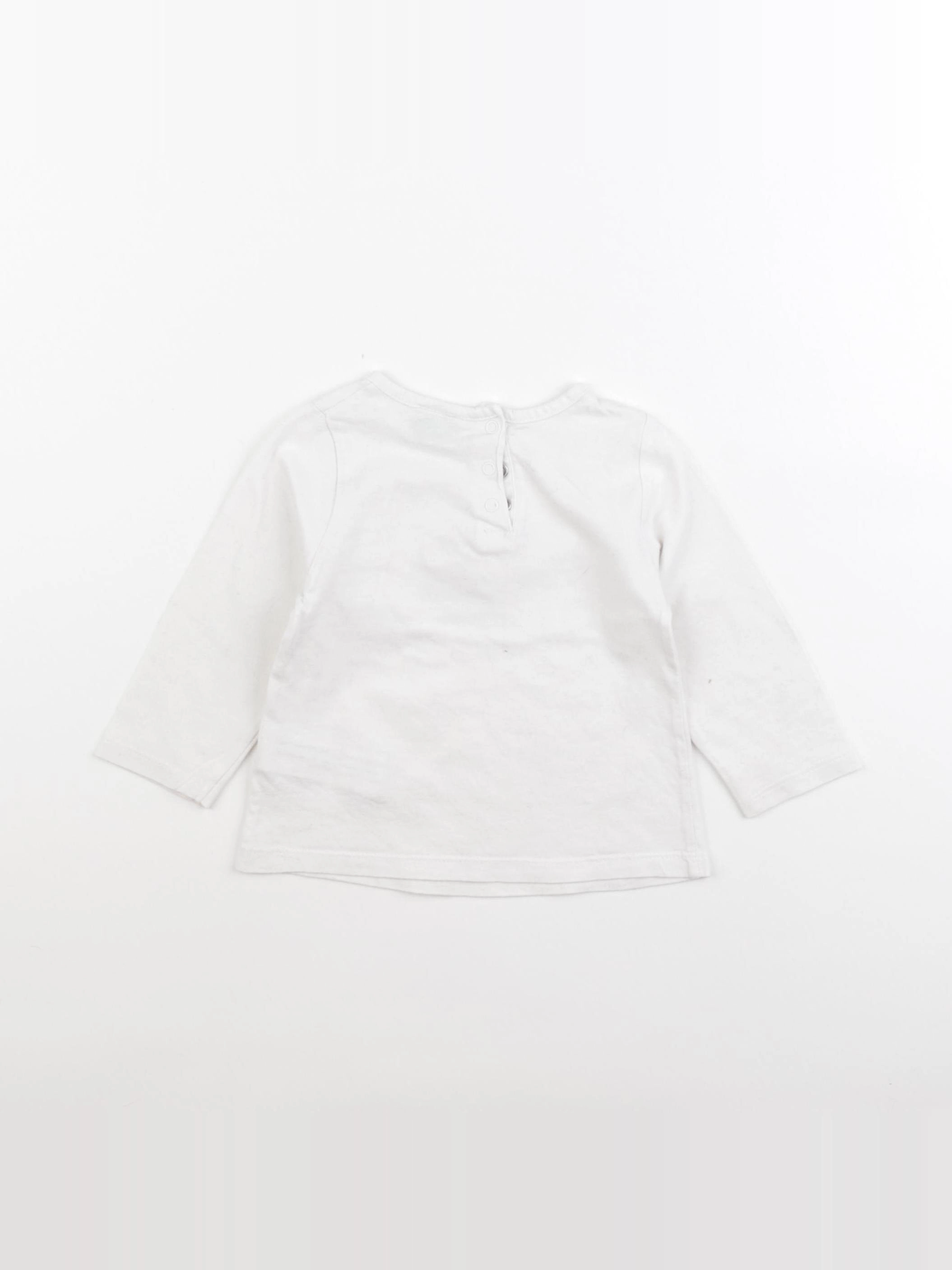 Tape à l'oeil - tee-shirt blanc - 9 mois