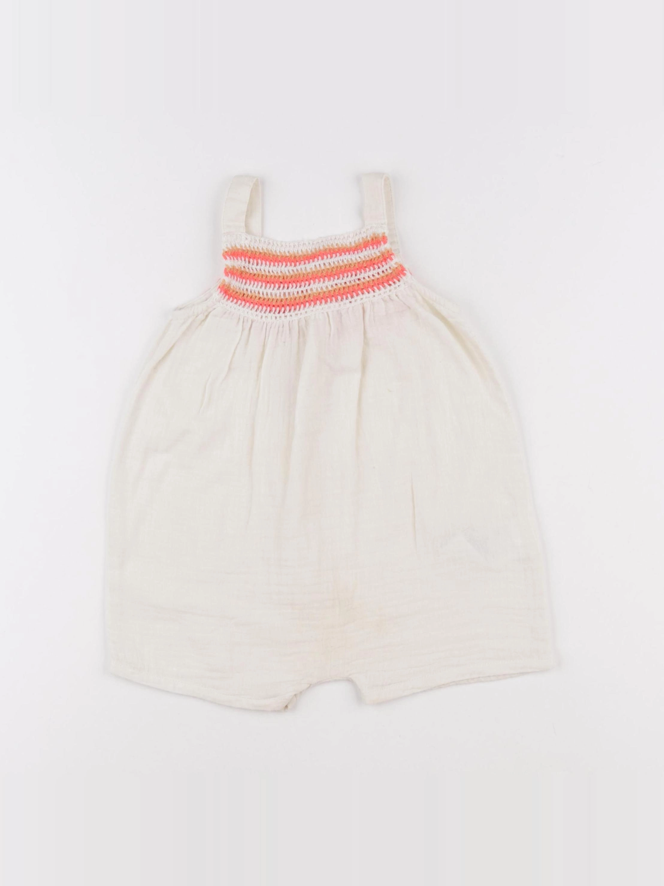 Vertbaudet - combinaison beige - 2 ans