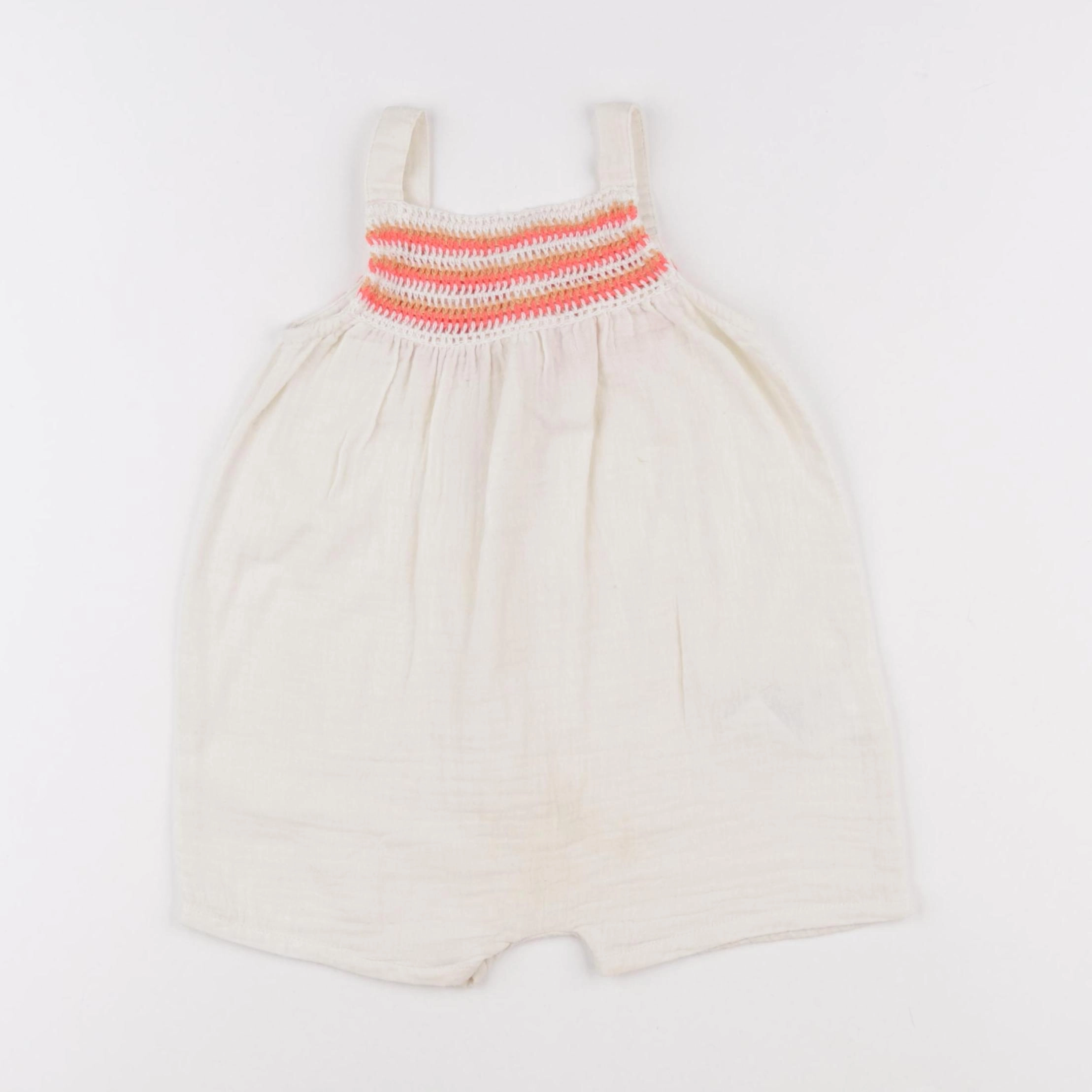 Vertbaudet - combinaison beige - 2 ans