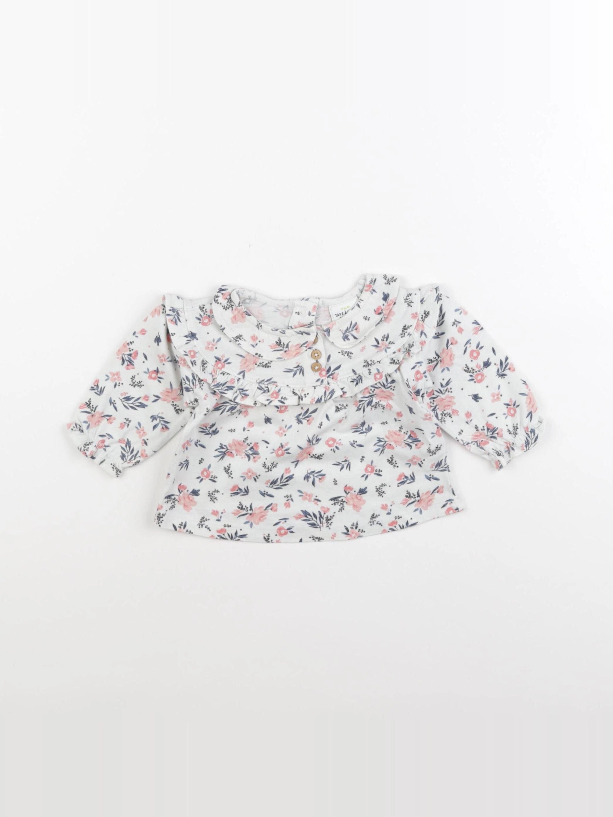 Tape à l'oeil - blouse blanc - 3 mois