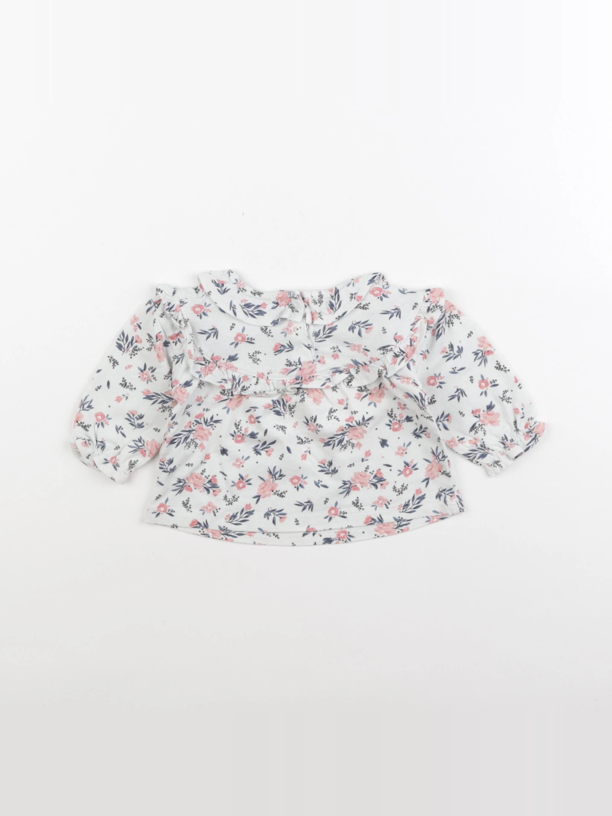 Tape à l'oeil - blouse blanc - 3 mois