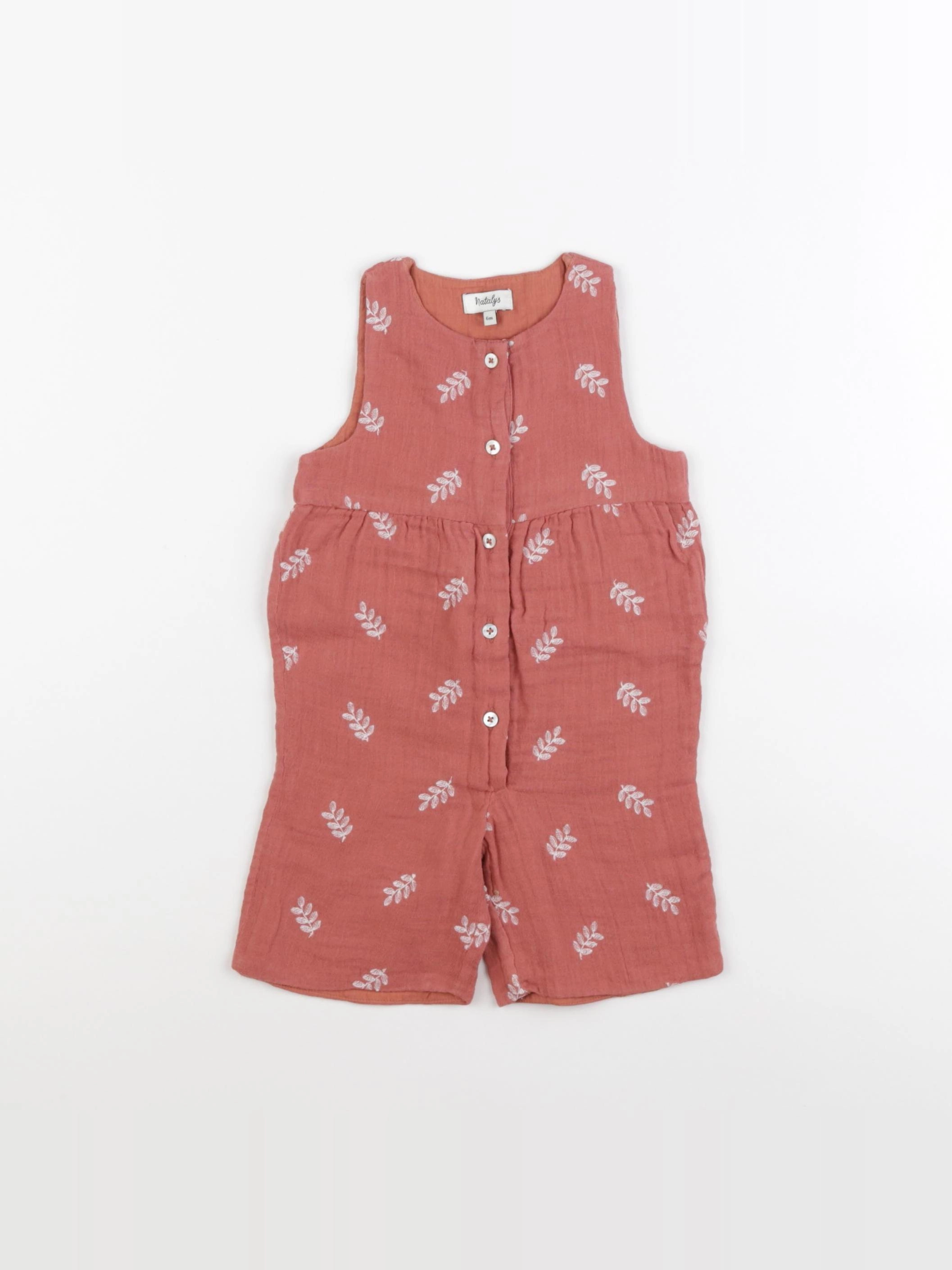 Natalys - combinaison rouge - 6 mois
