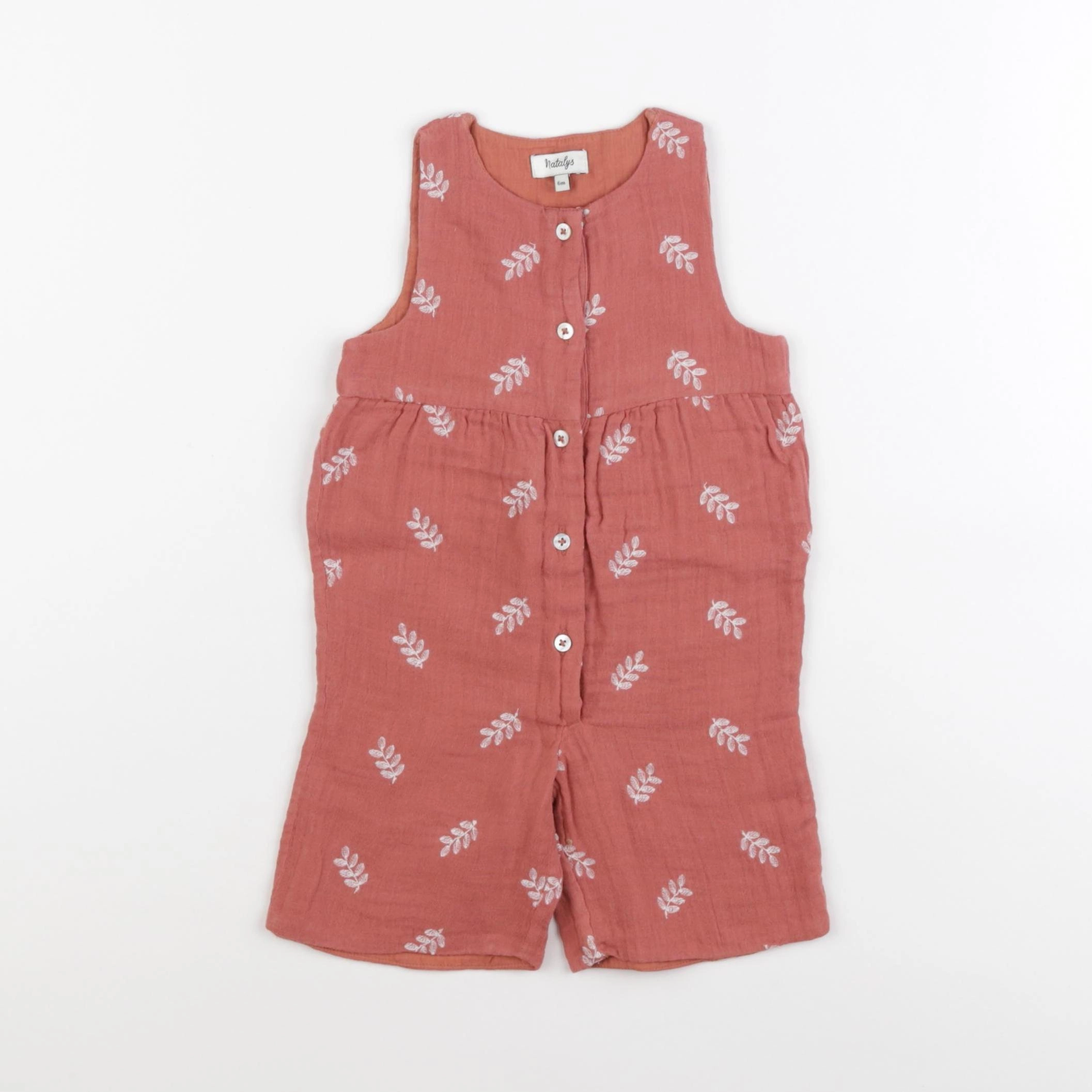 Natalys - combinaison rouge - 6 mois