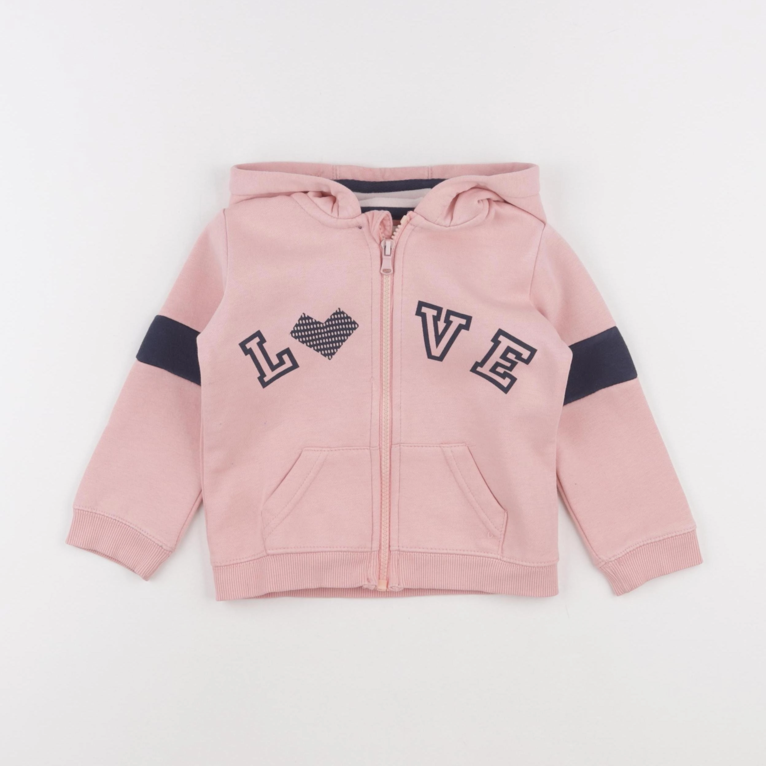 Vertbaudet - sweat rose - 3 ans