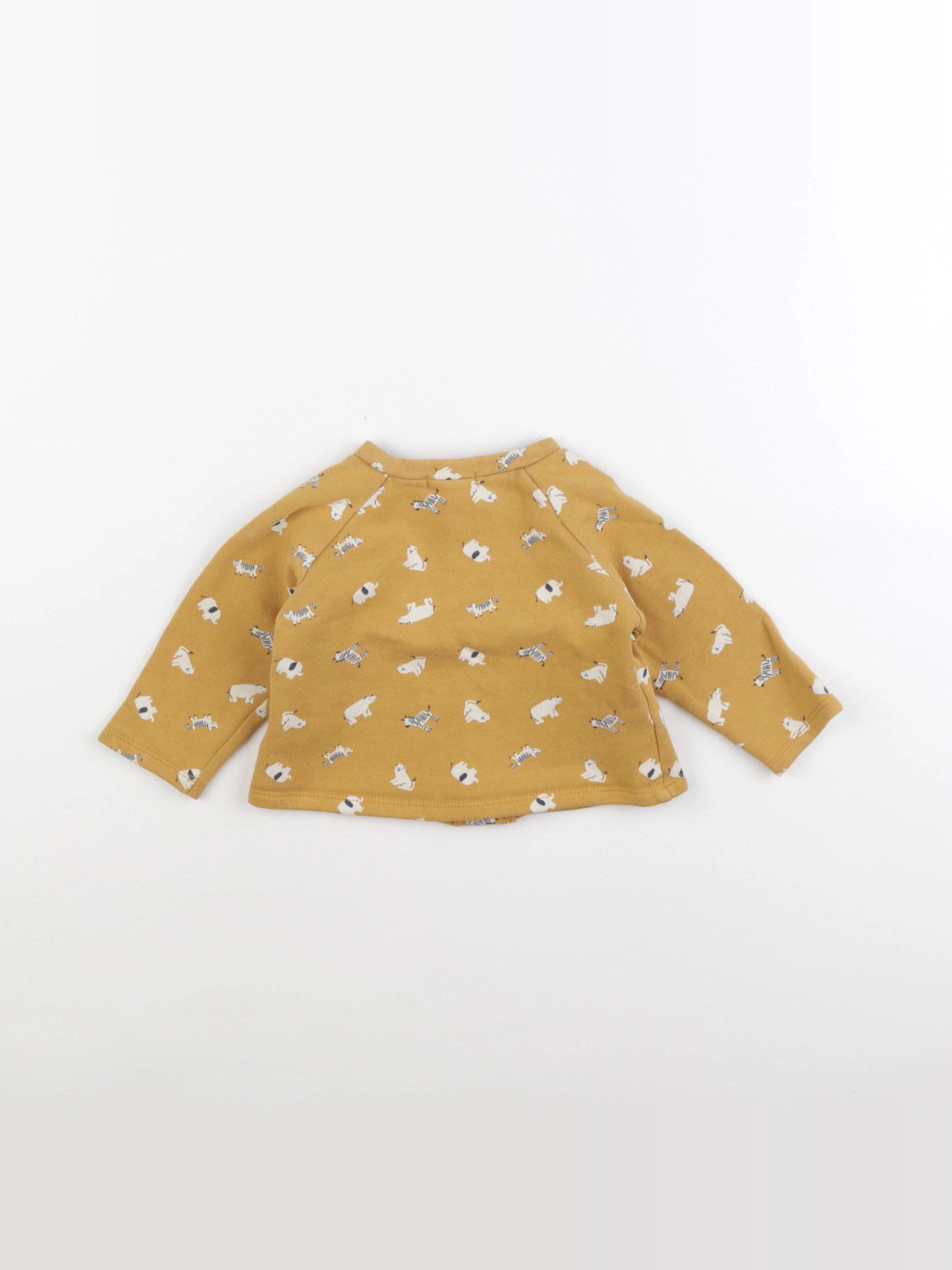 Boutchou - sweat jaune - 9 mois