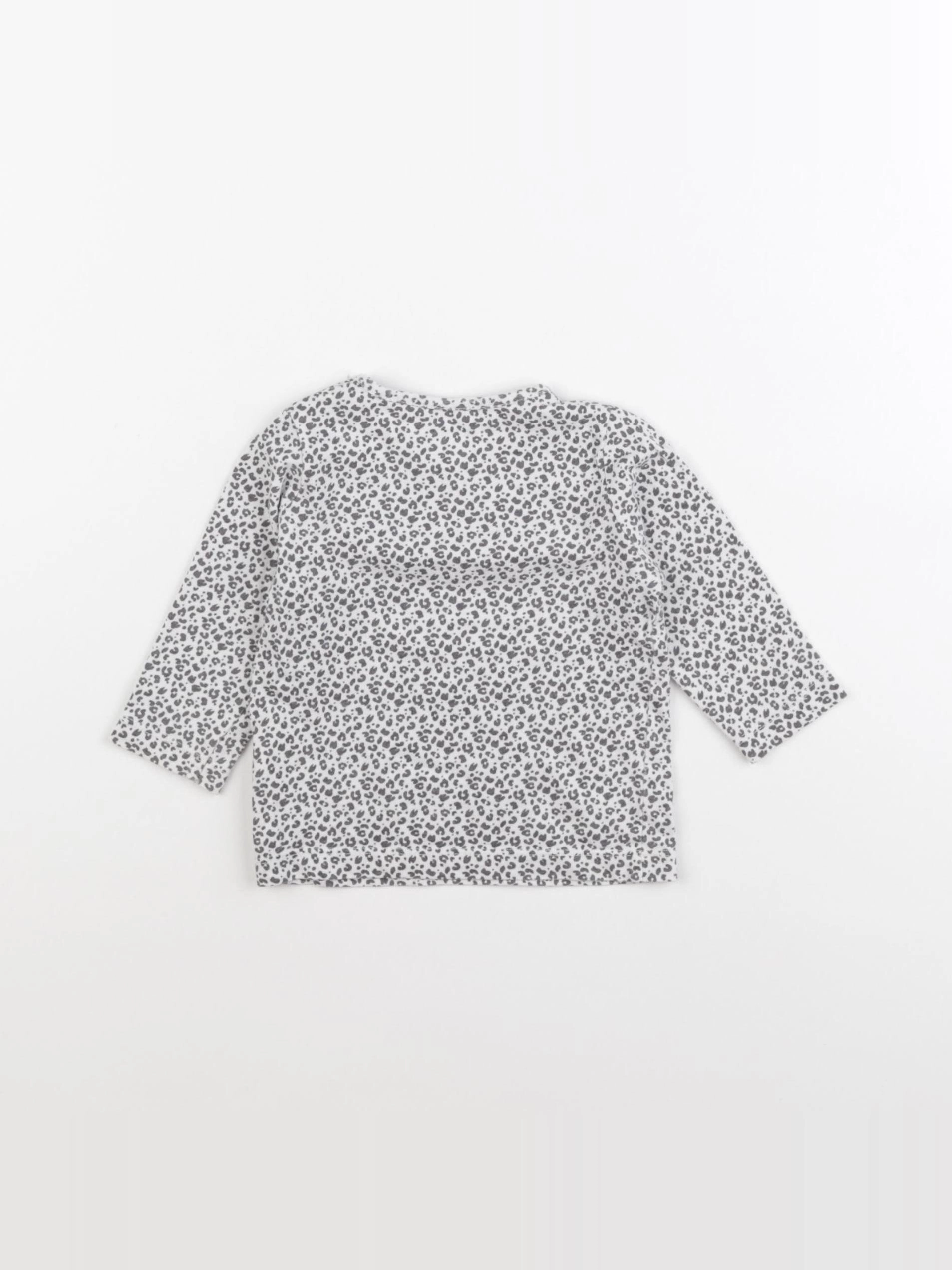 Vertbaudet - tee-shirt blanc - 6 mois