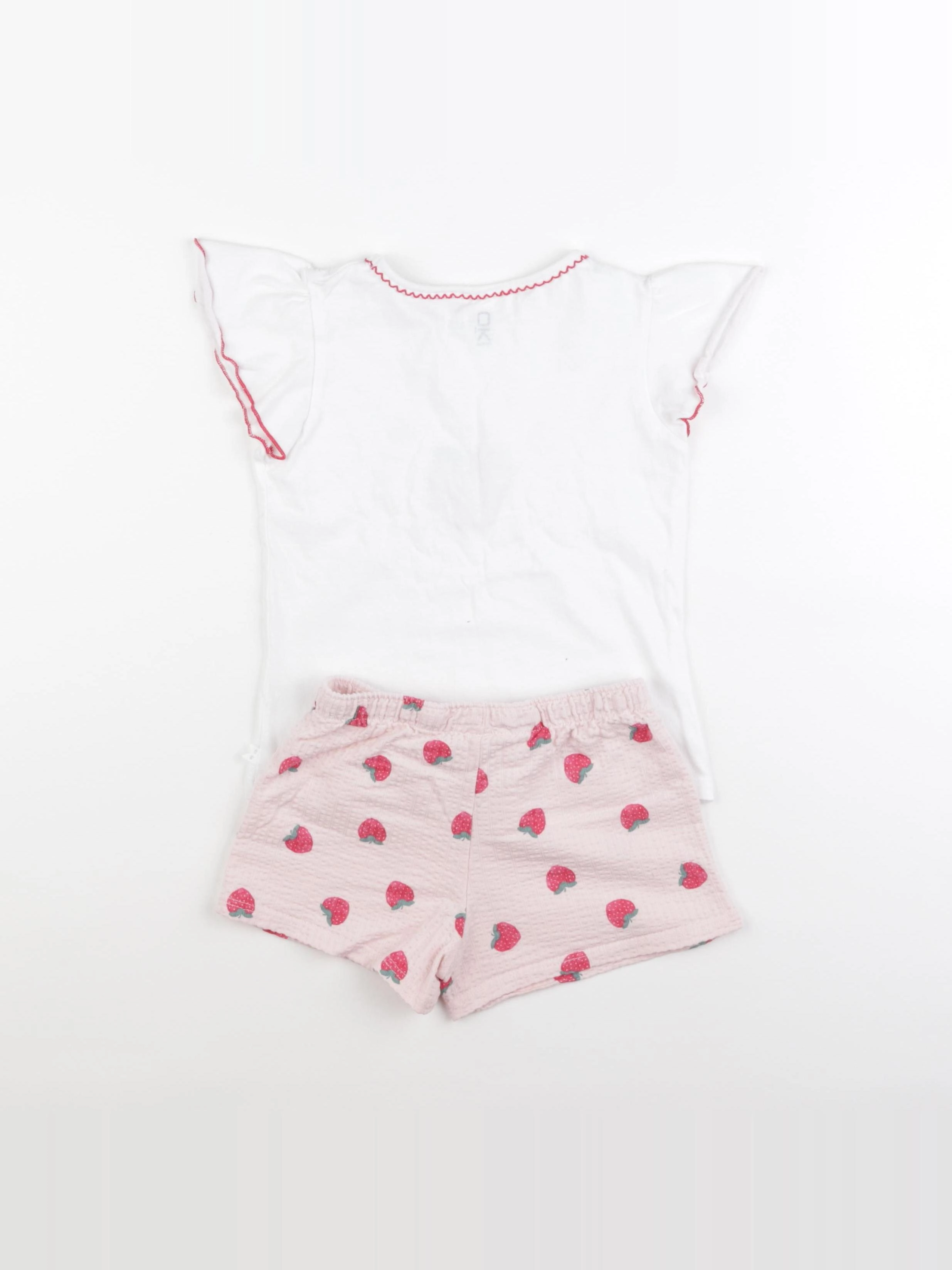 Okaidi - pyjama coton blanc - 5 ans