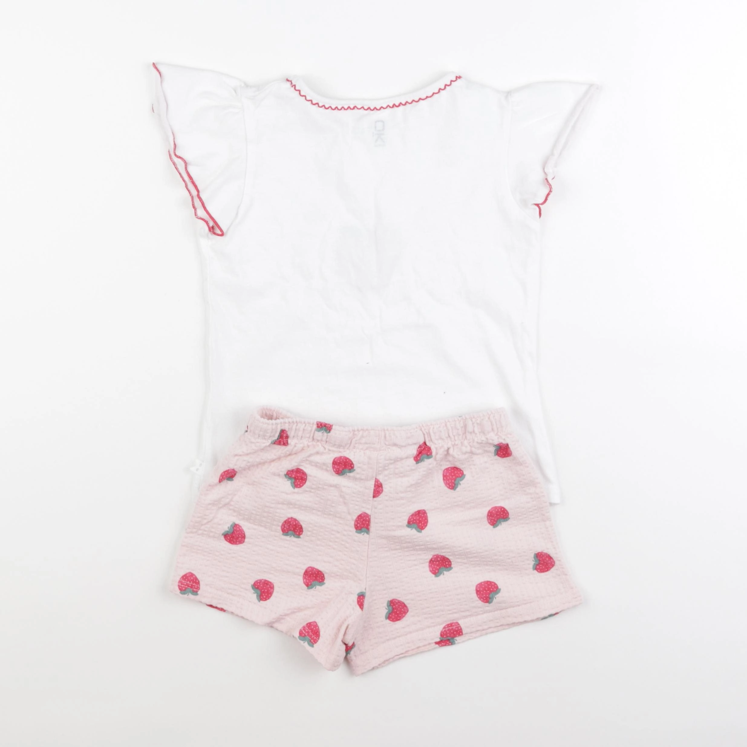 Okaidi - pyjama coton blanc - 5 ans