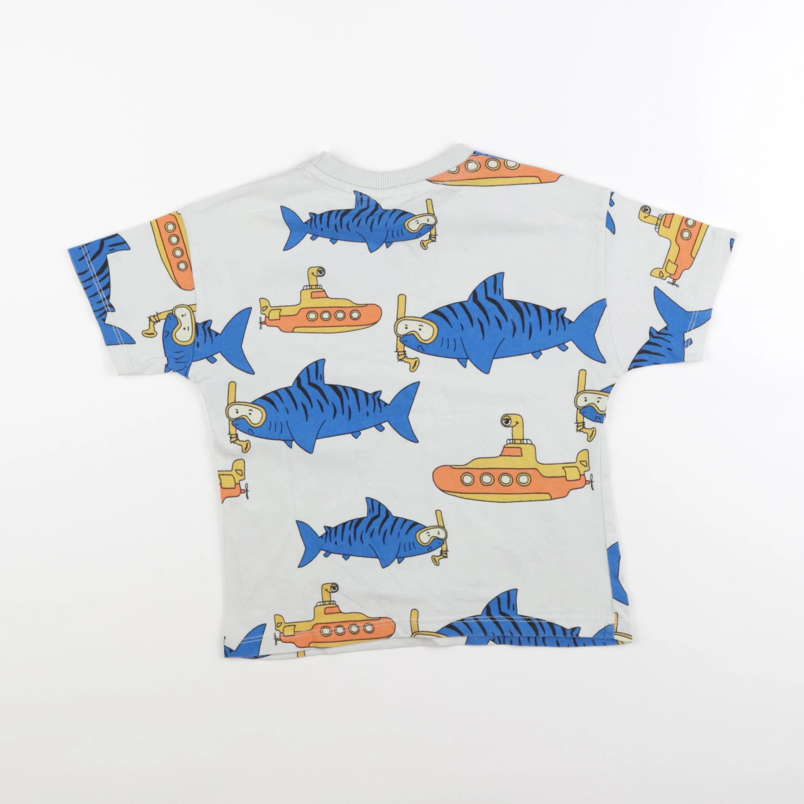 Zara - tee-shirt bleu - 3/4 ans
