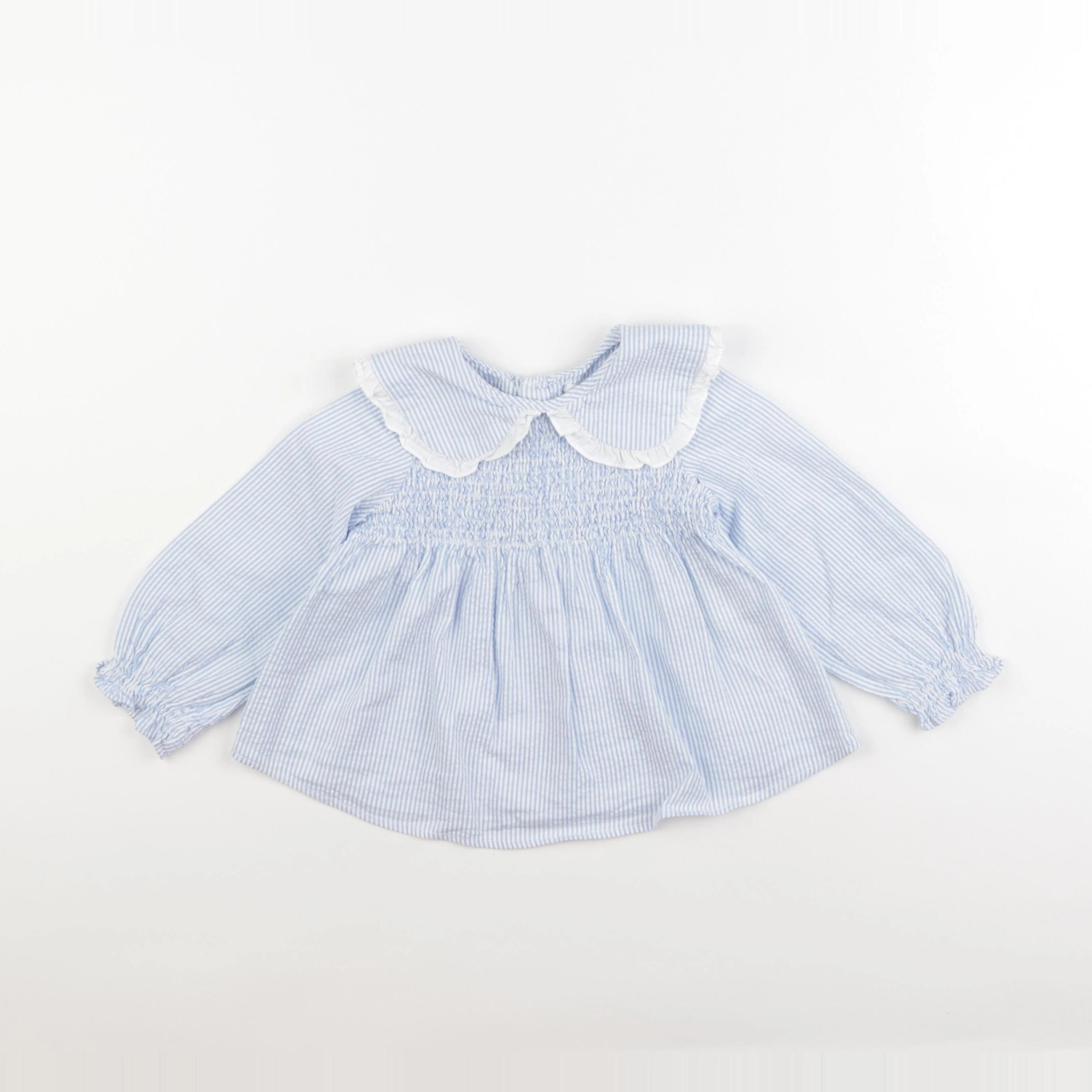 Zara - blouse bleu - 3 ans