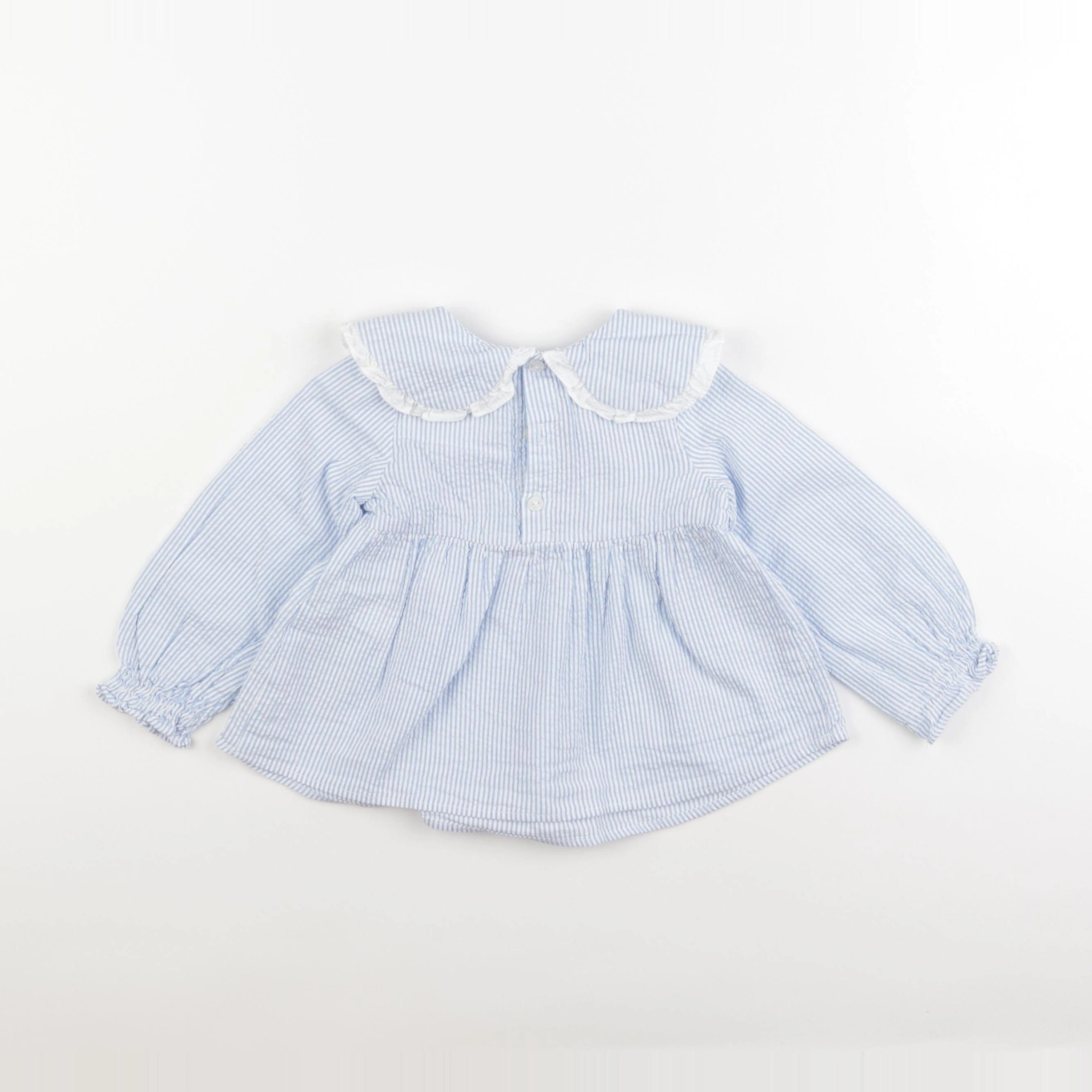 Zara - blouse bleu - 3 ans