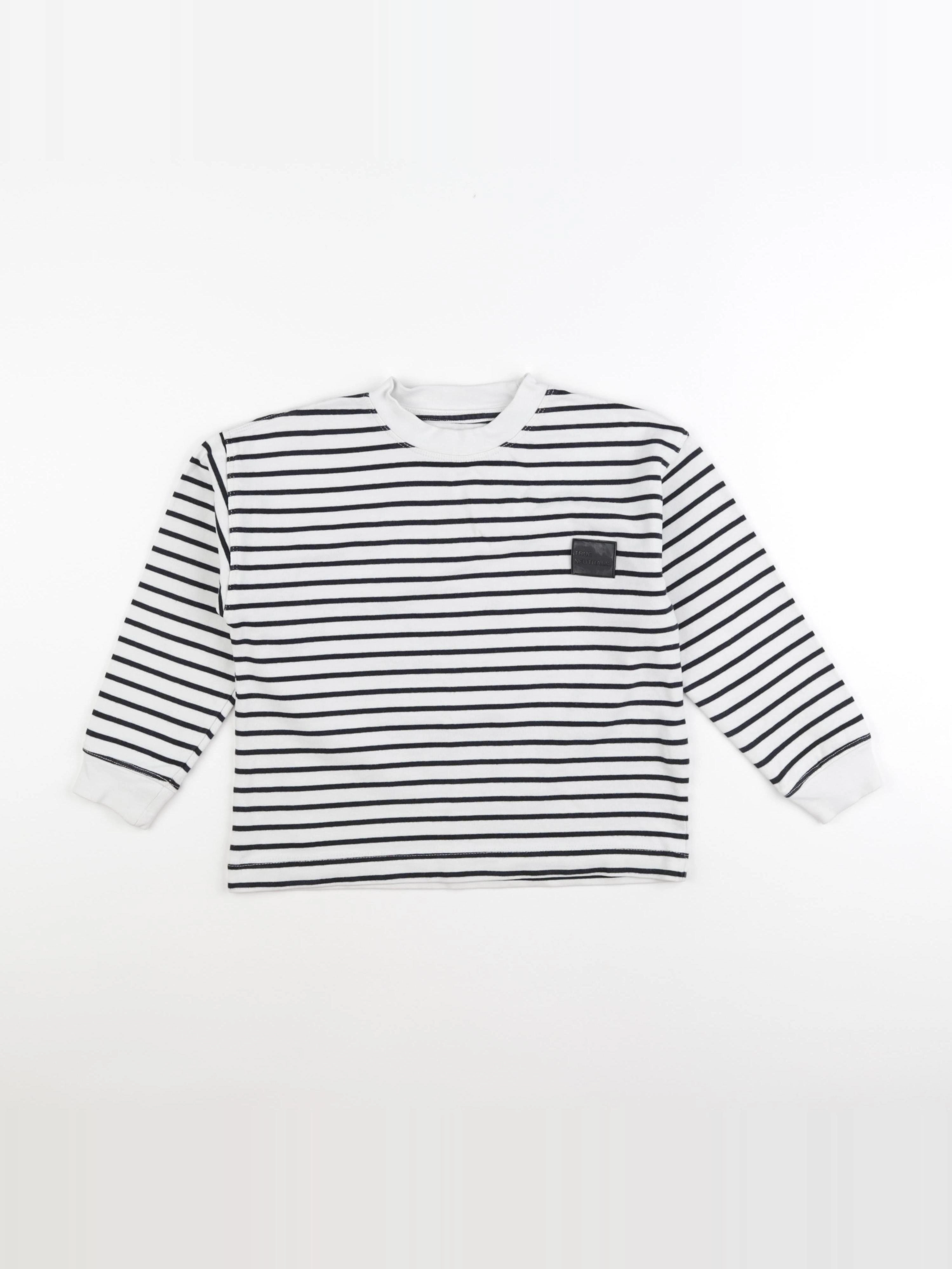 Zara - sweat blanc - 6/7 ans