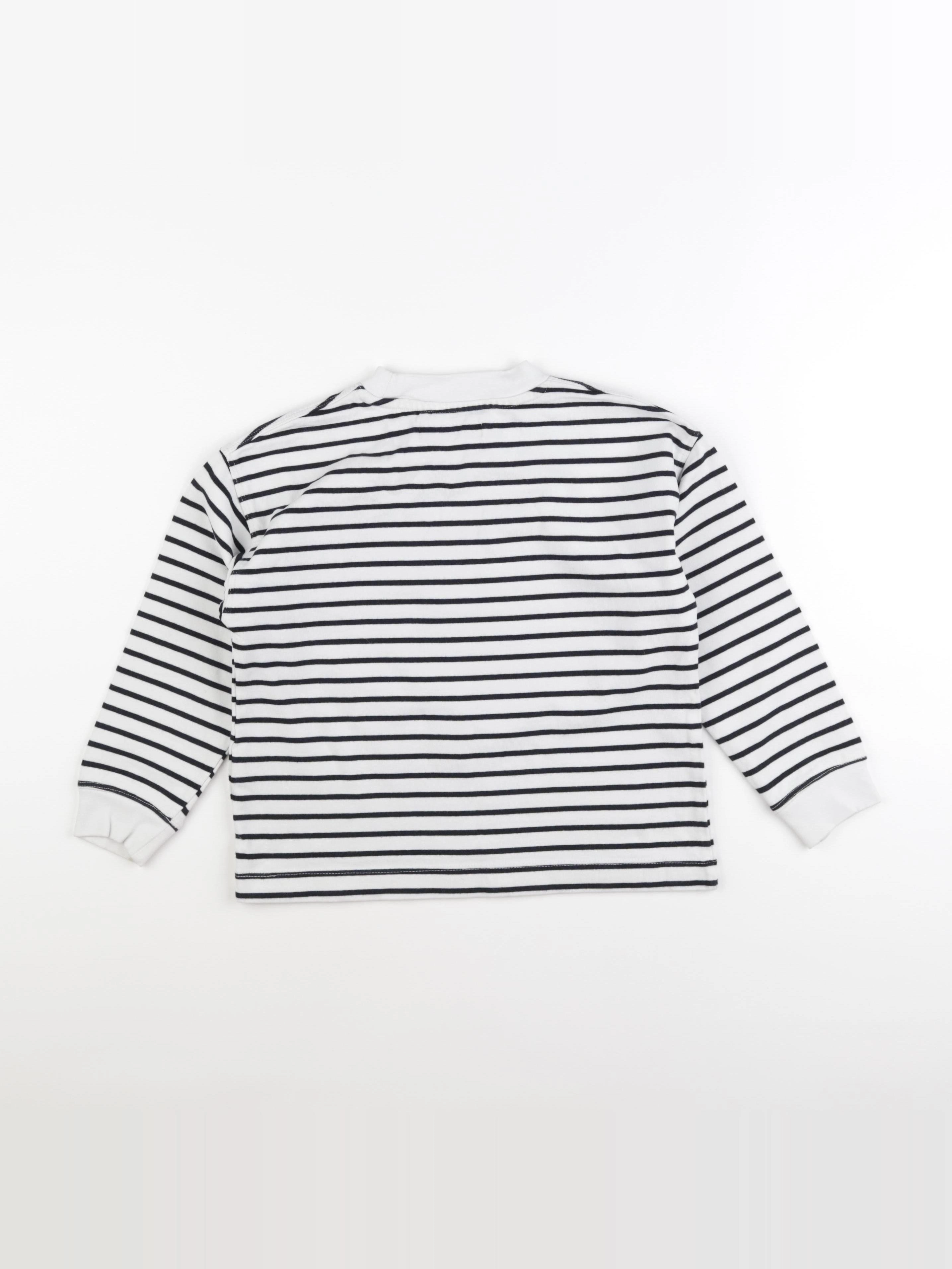 Zara - sweat blanc - 6/7 ans