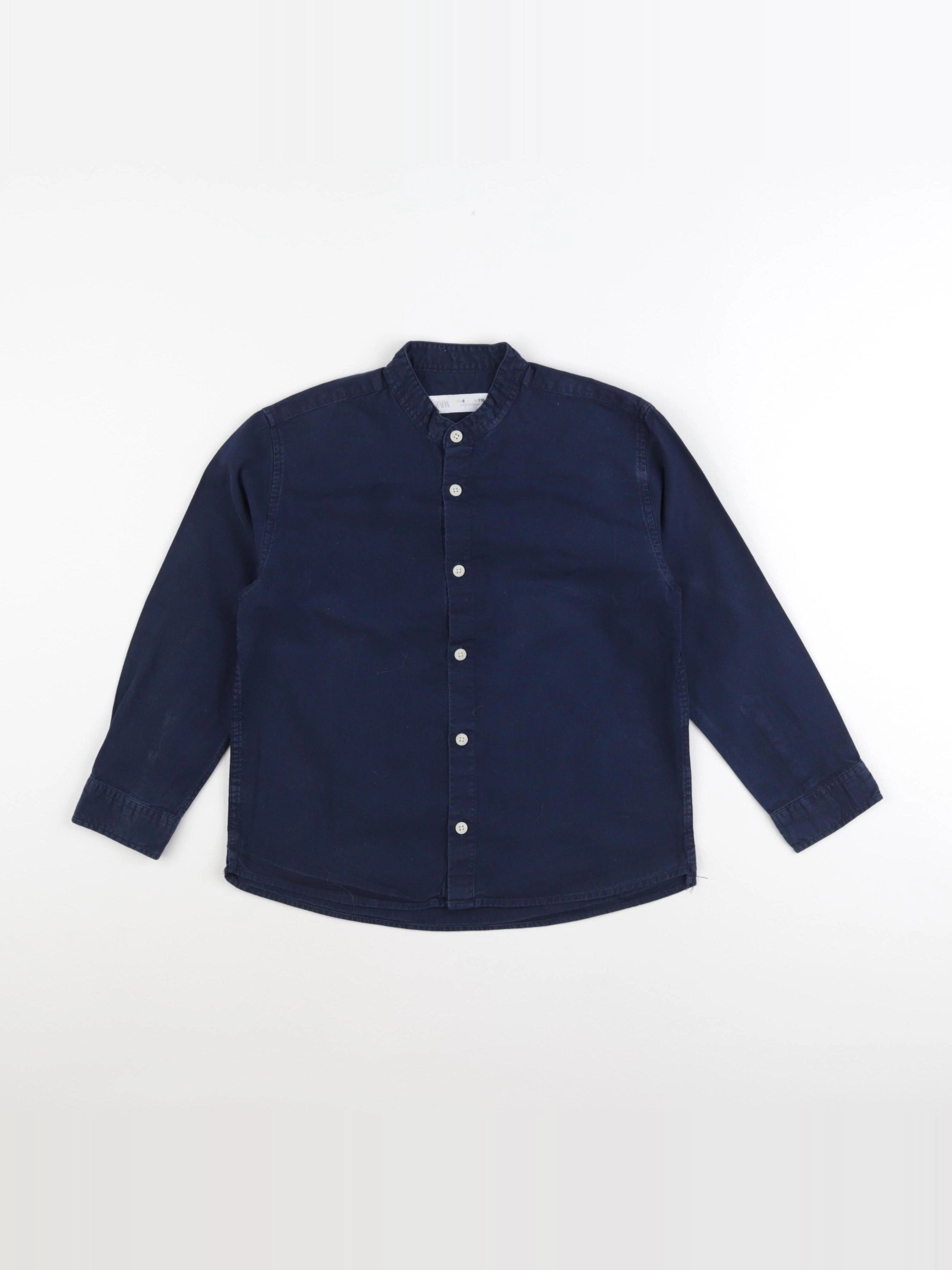 Zara - chemise bleu - 6/7 ans