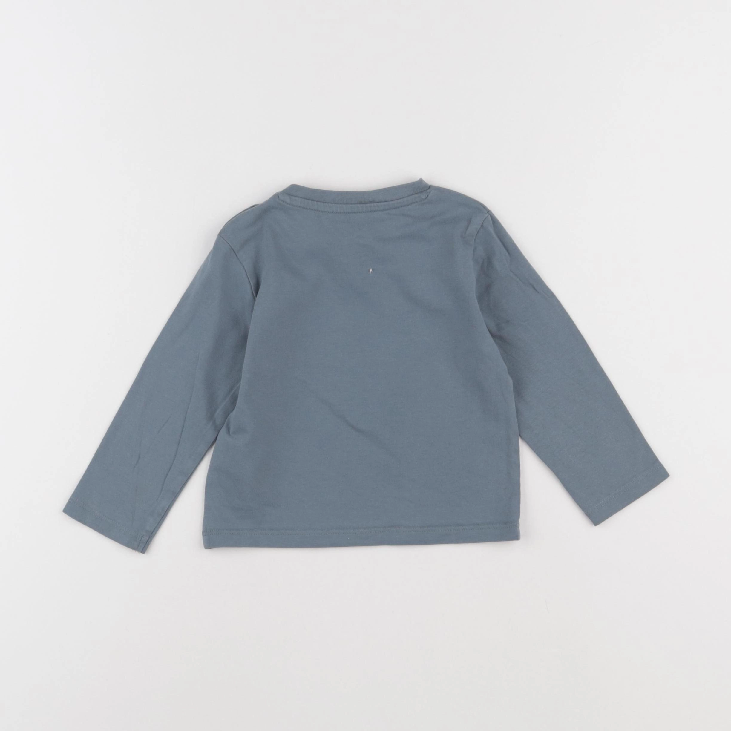 Vertbaudet - tee-shirt bleu - 18 mois