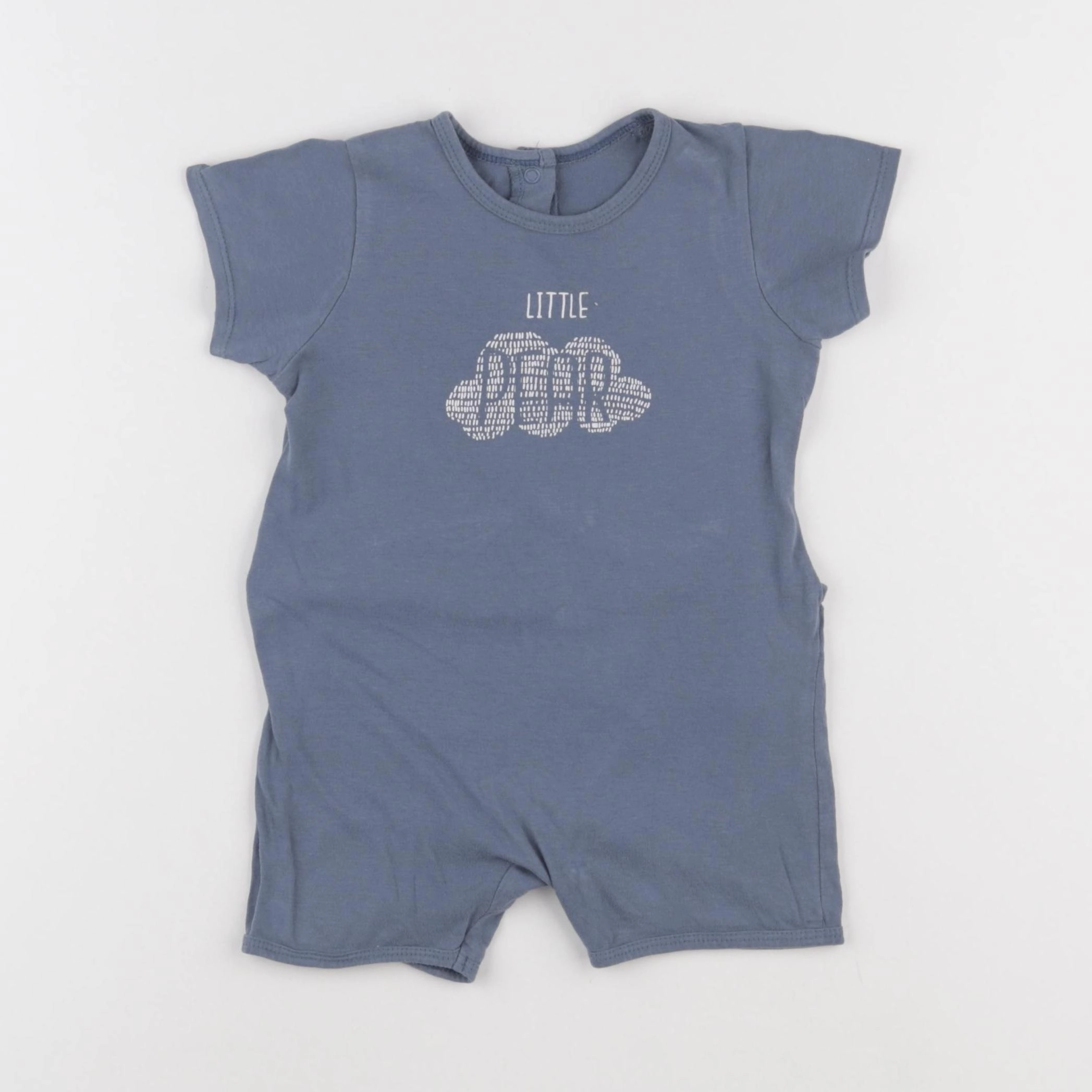 Vertbaudet - pyjama coton bleu - 18 mois