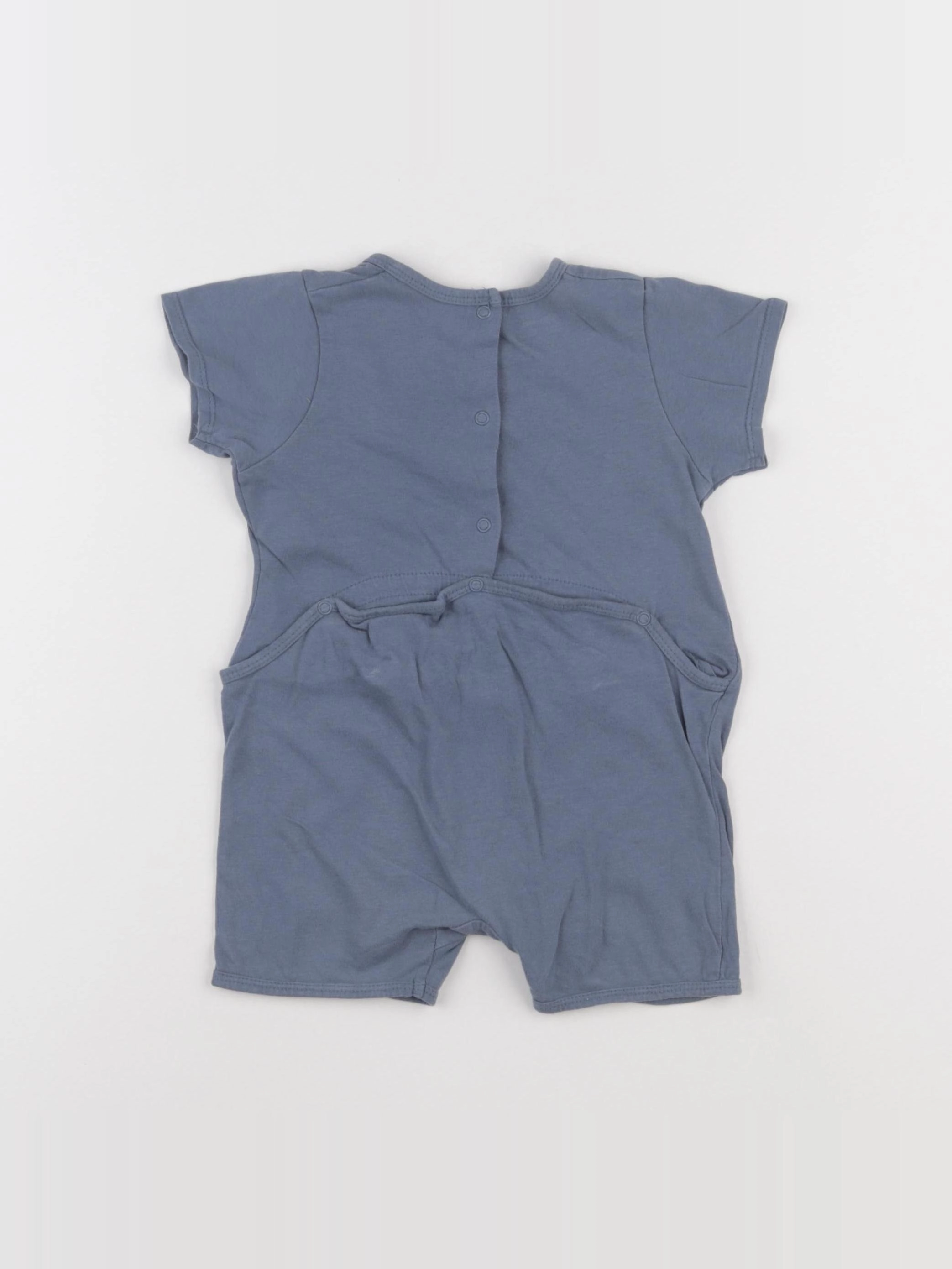 Vertbaudet - pyjama coton bleu - 18 mois