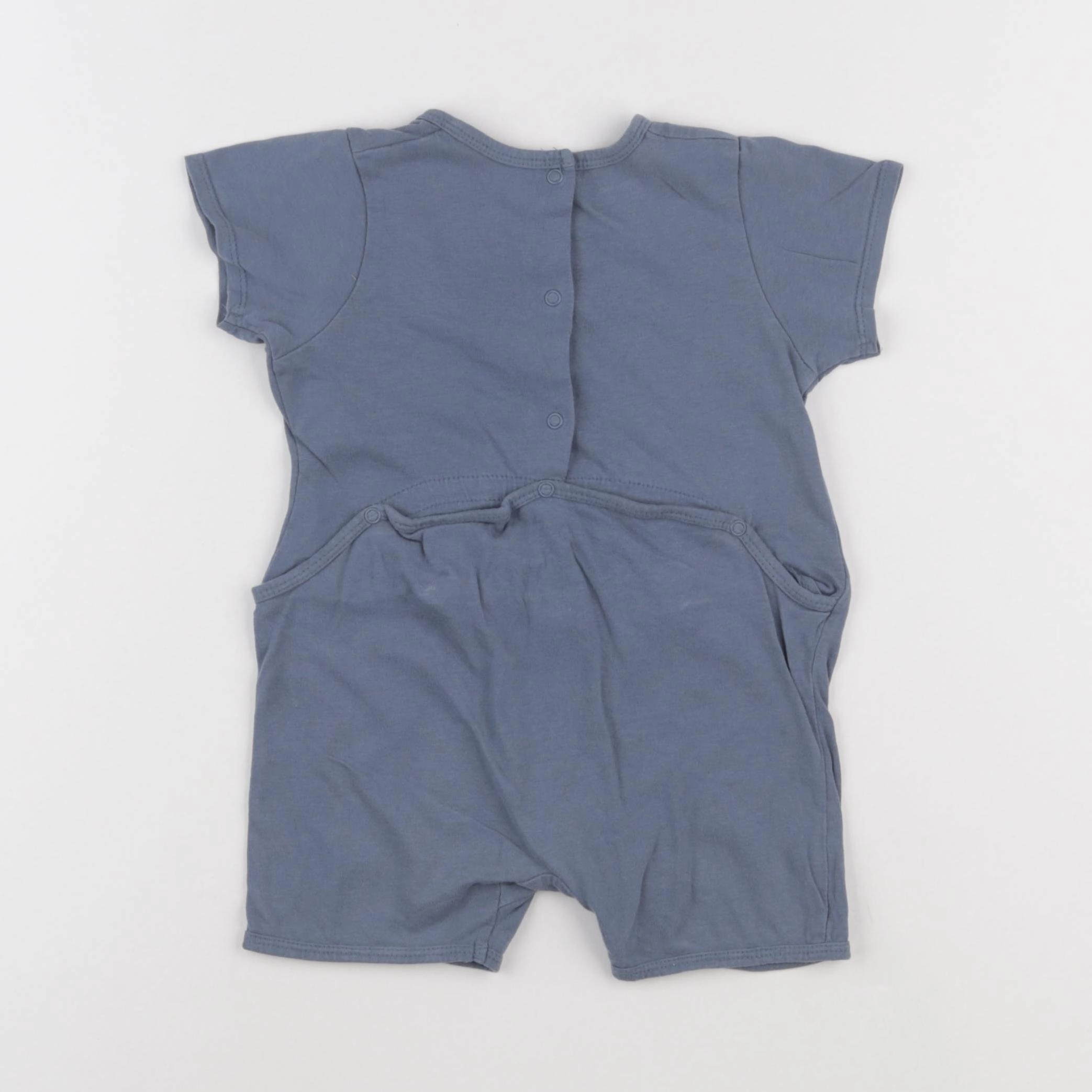 Vertbaudet - pyjama coton bleu - 18 mois