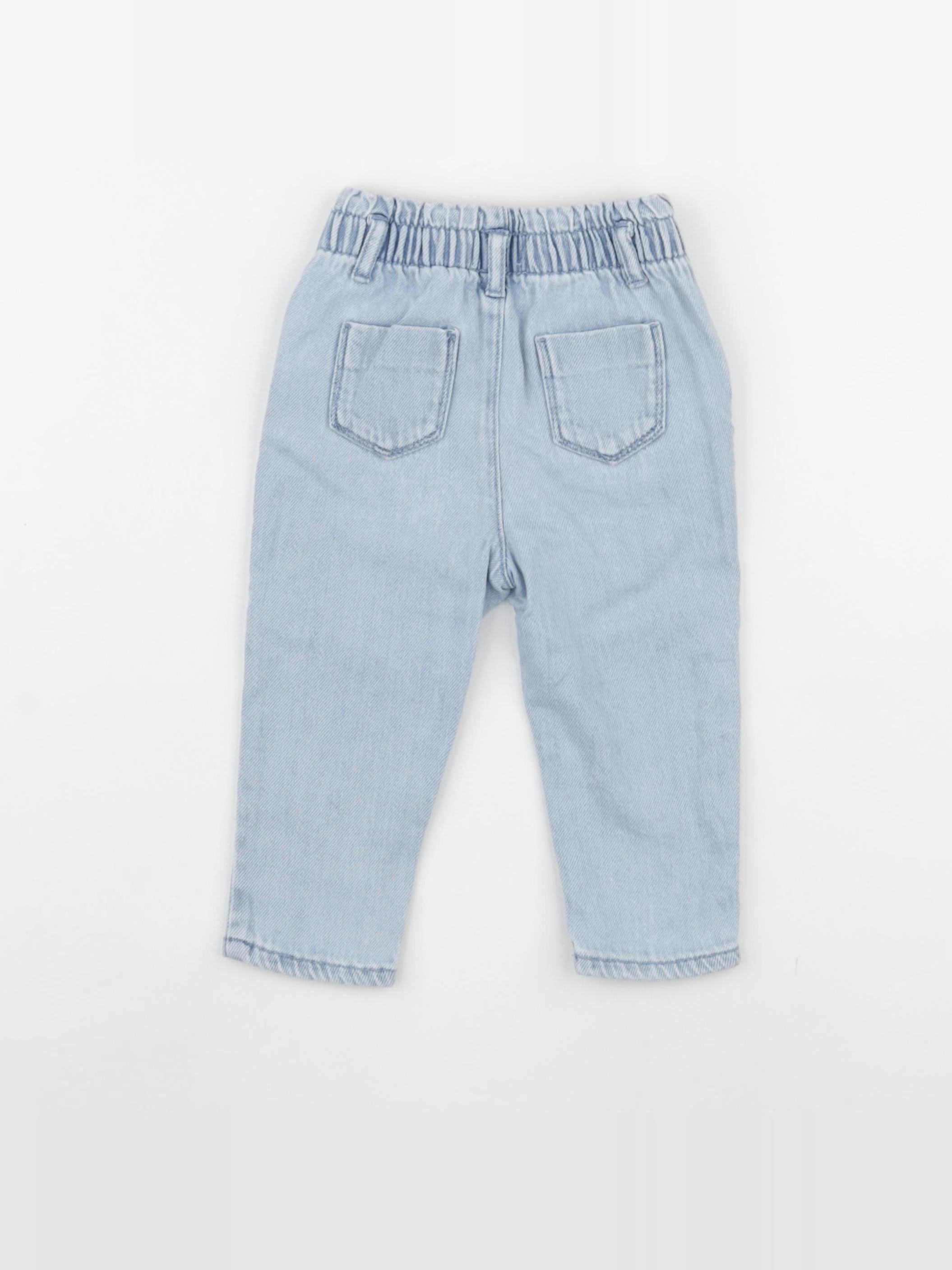 Vertbaudet - pantalon bleu - 9 mois