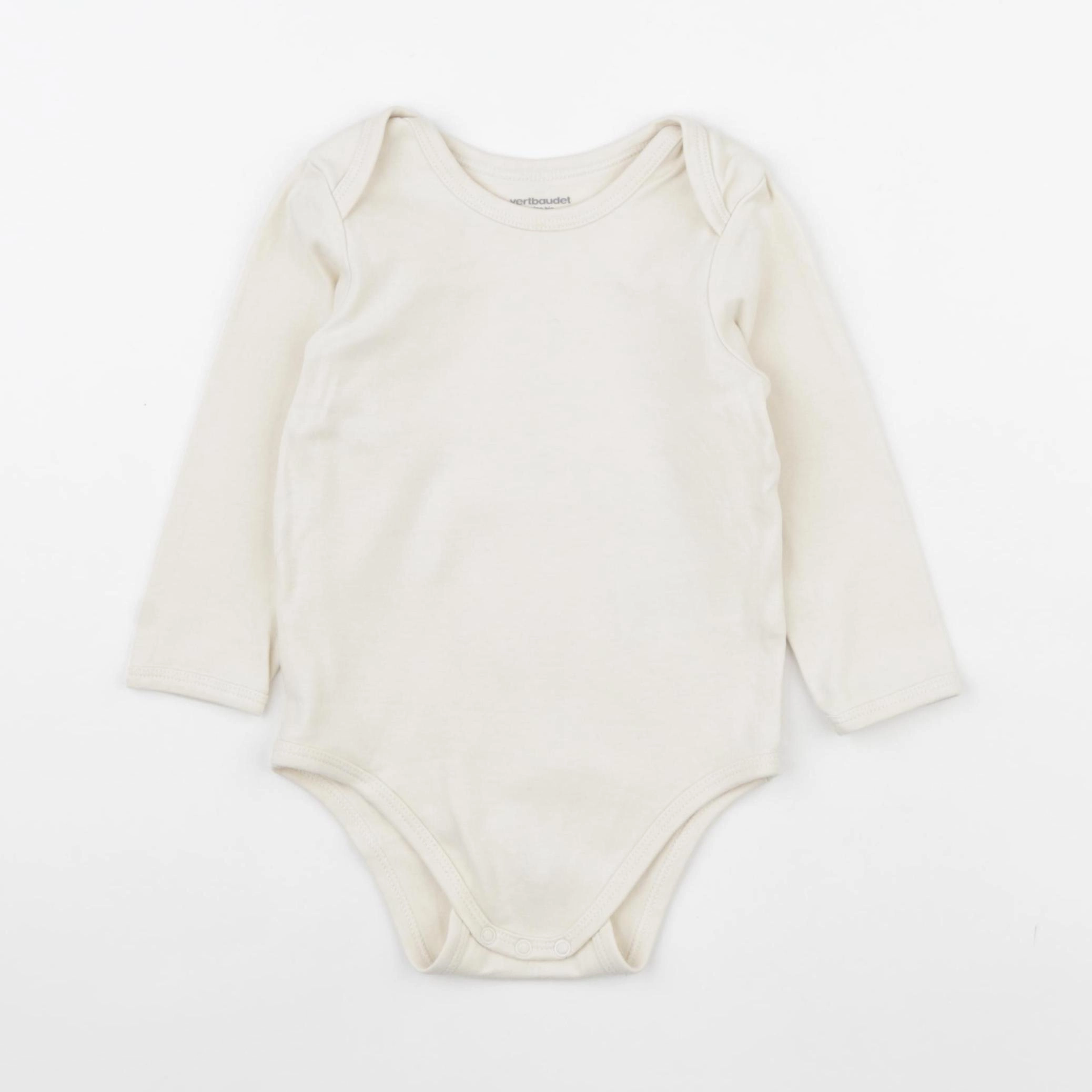 Vertbaudet - body beige - 24 mois