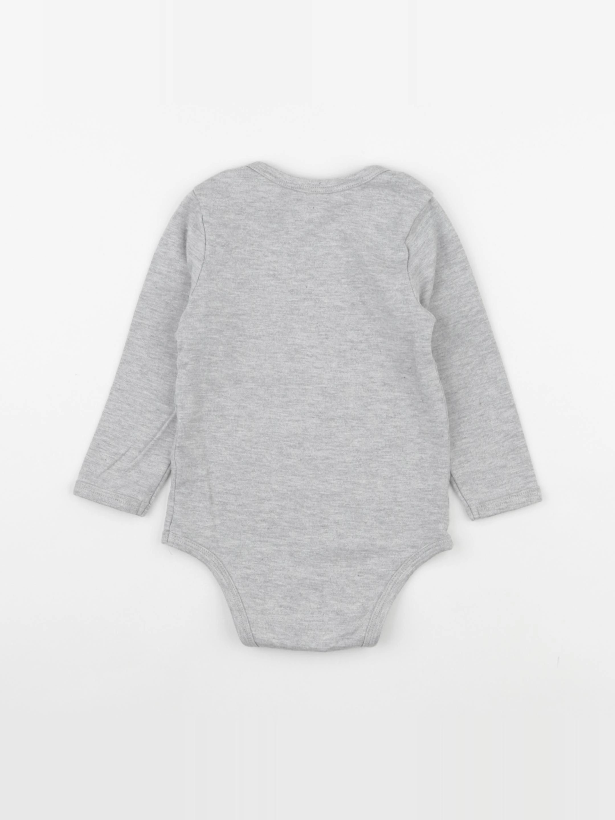 Vertbaudet - body gris - 24 mois