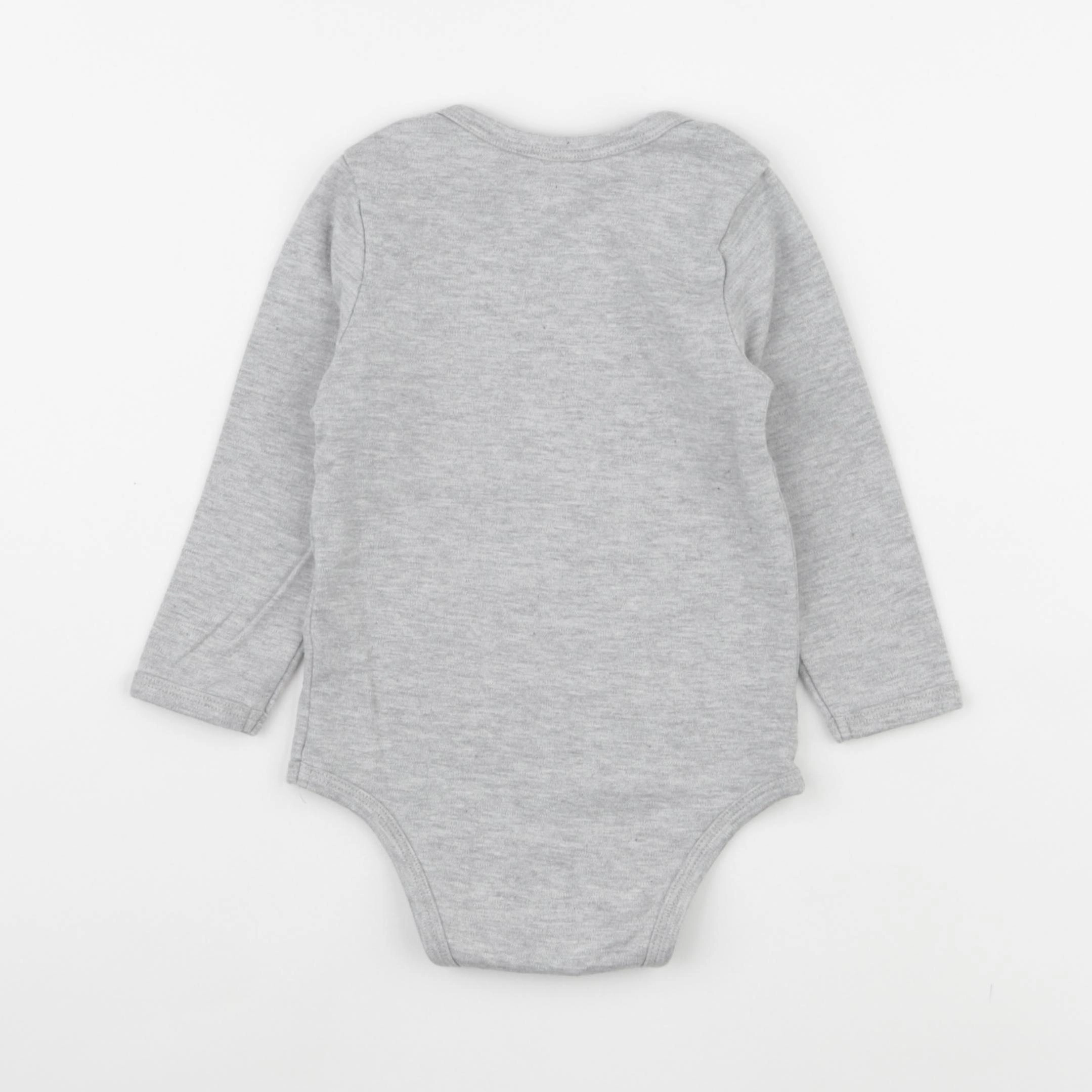Vertbaudet - body gris - 24 mois