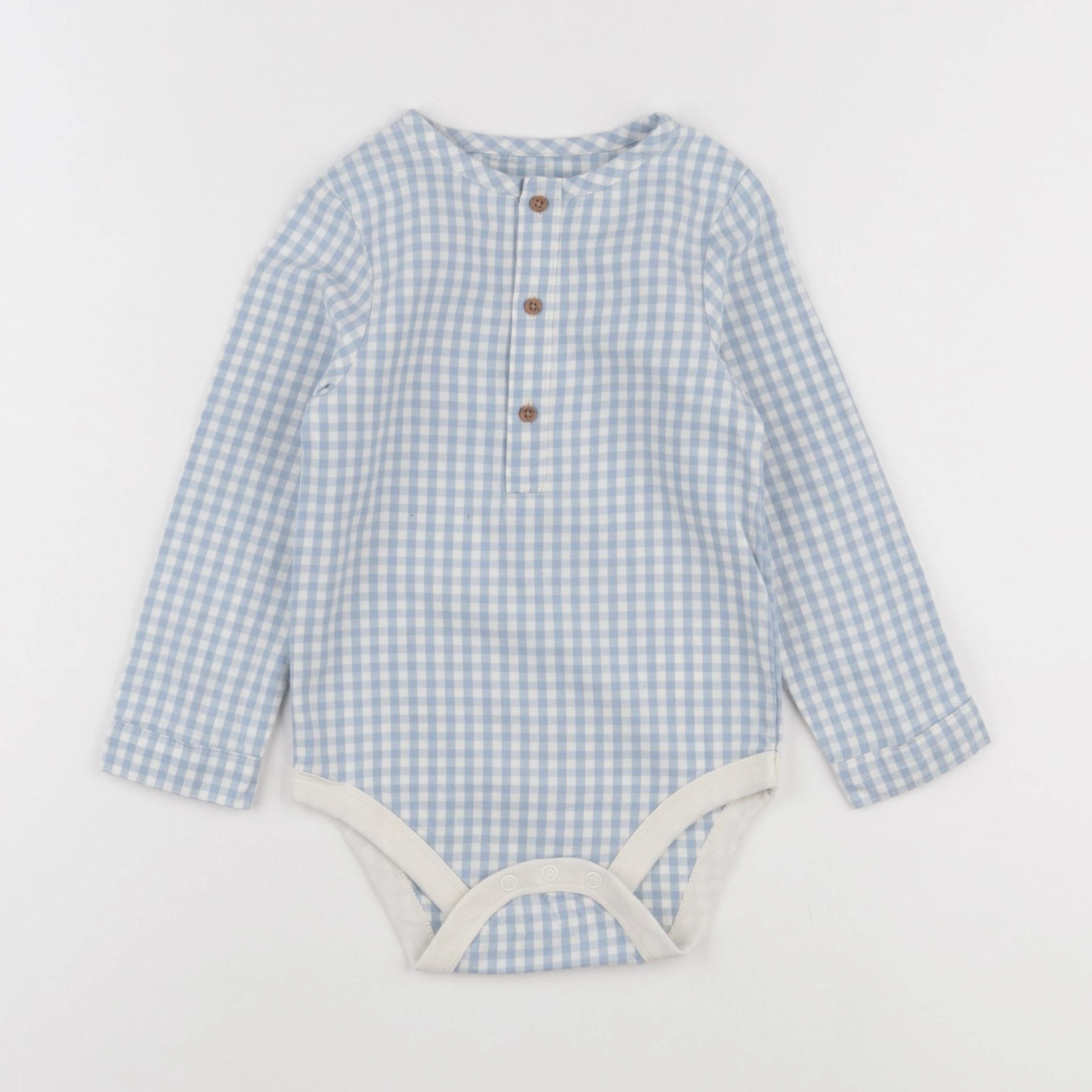 Marks & Spencer  - body tee-shirt beige, bleu - 3 ans