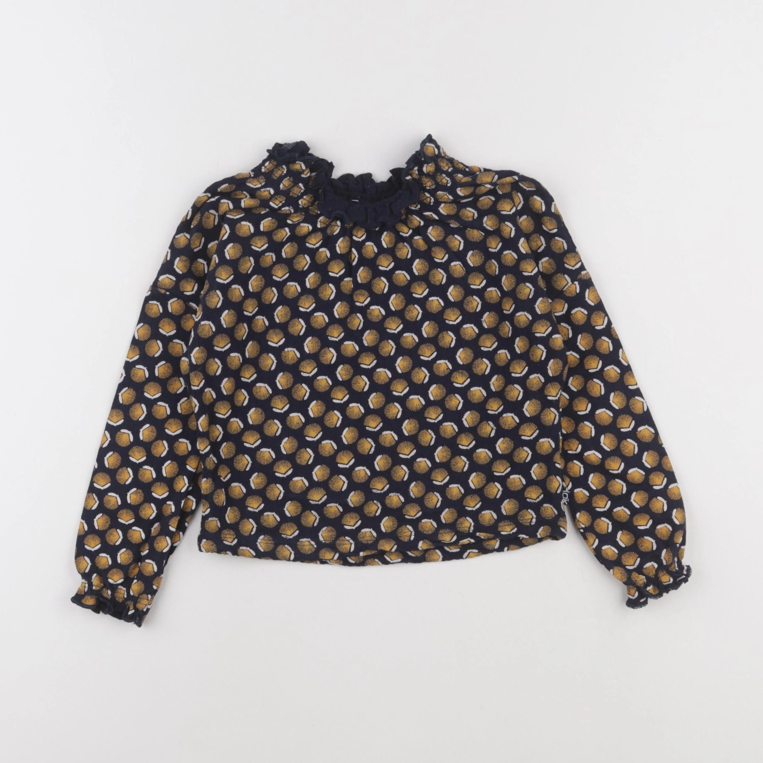 Okaidi - blouse noir, jaune - 3 ans