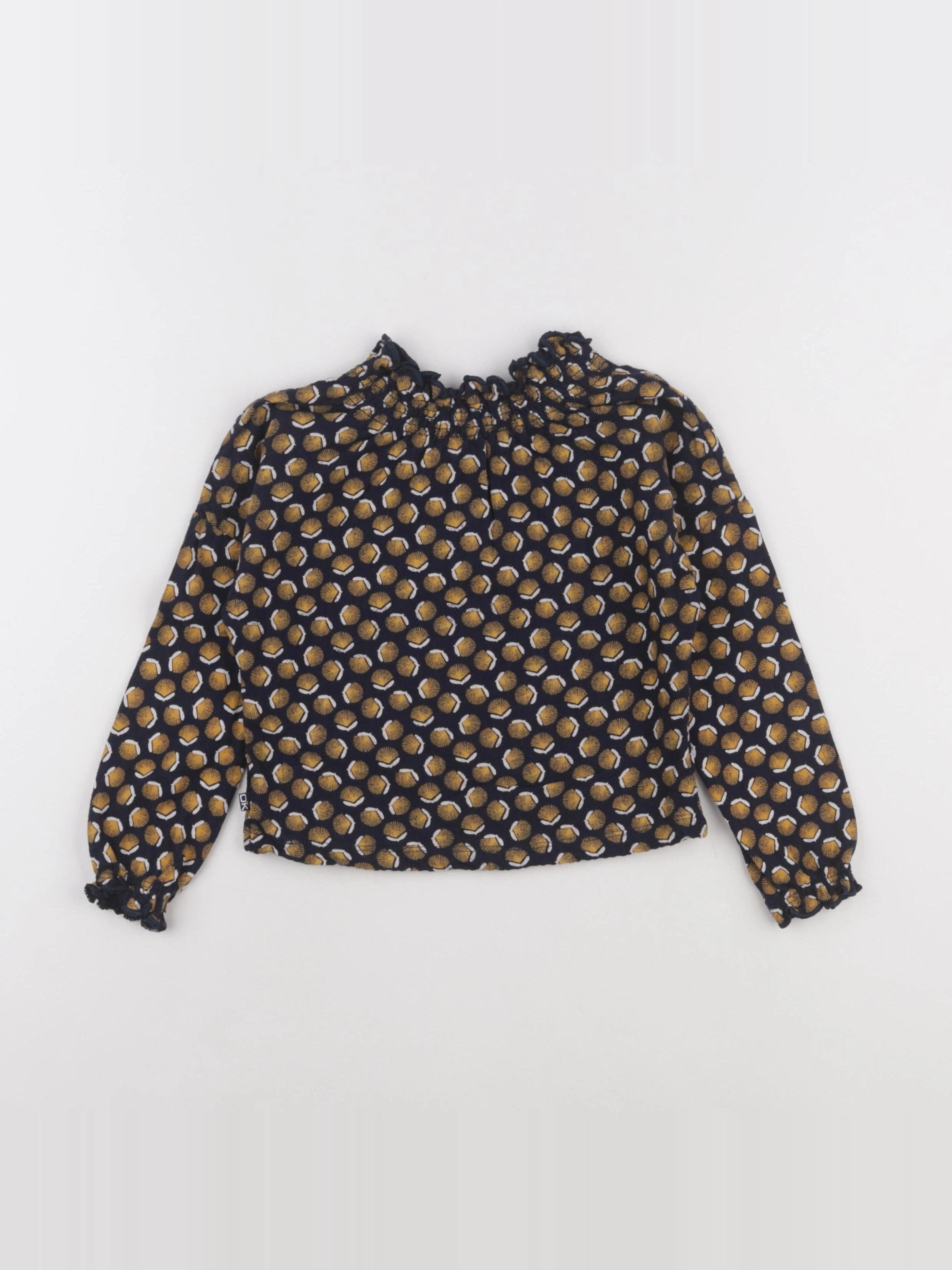 Okaidi - blouse noir, jaune - 3 ans
