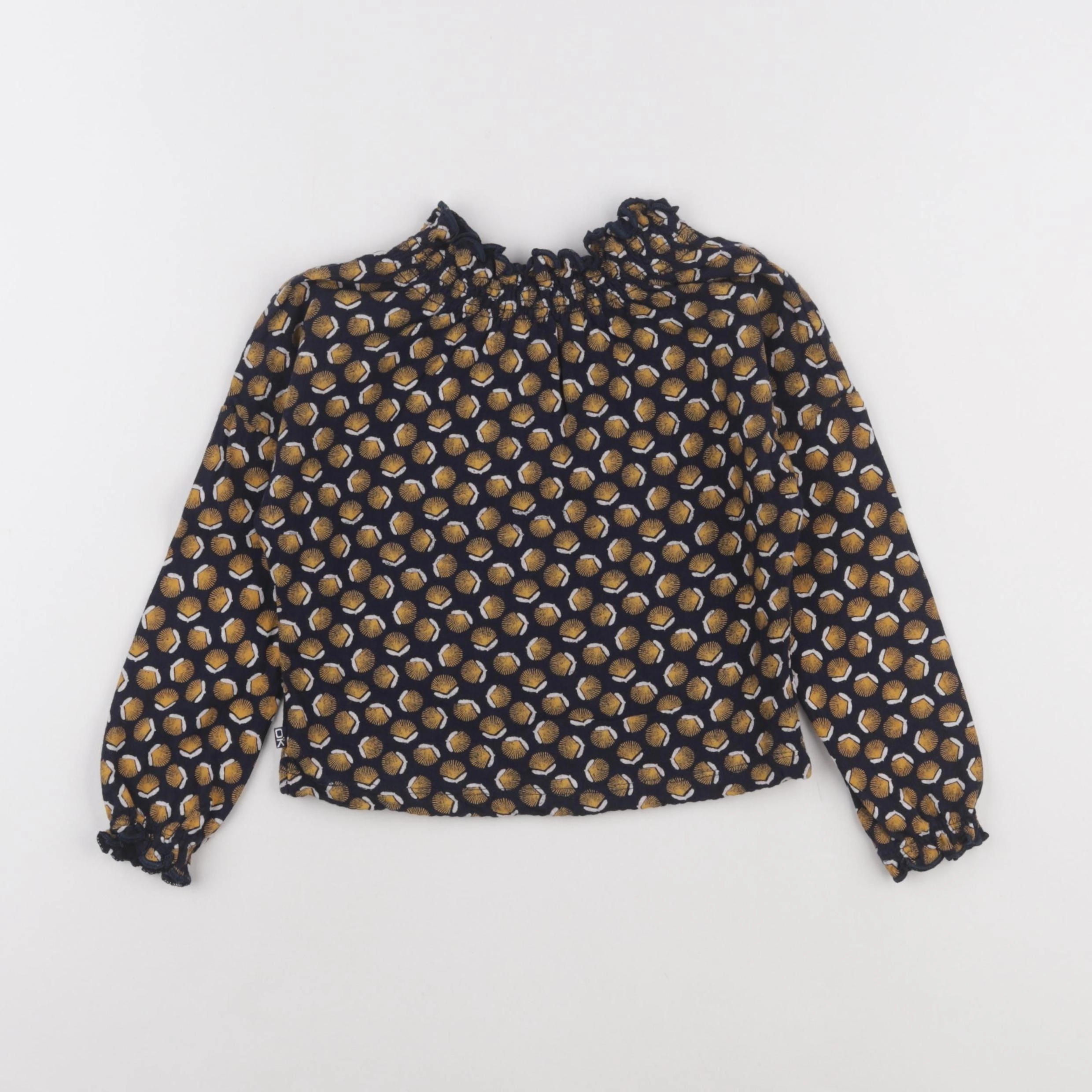Okaidi - blouse noir, jaune - 3 ans