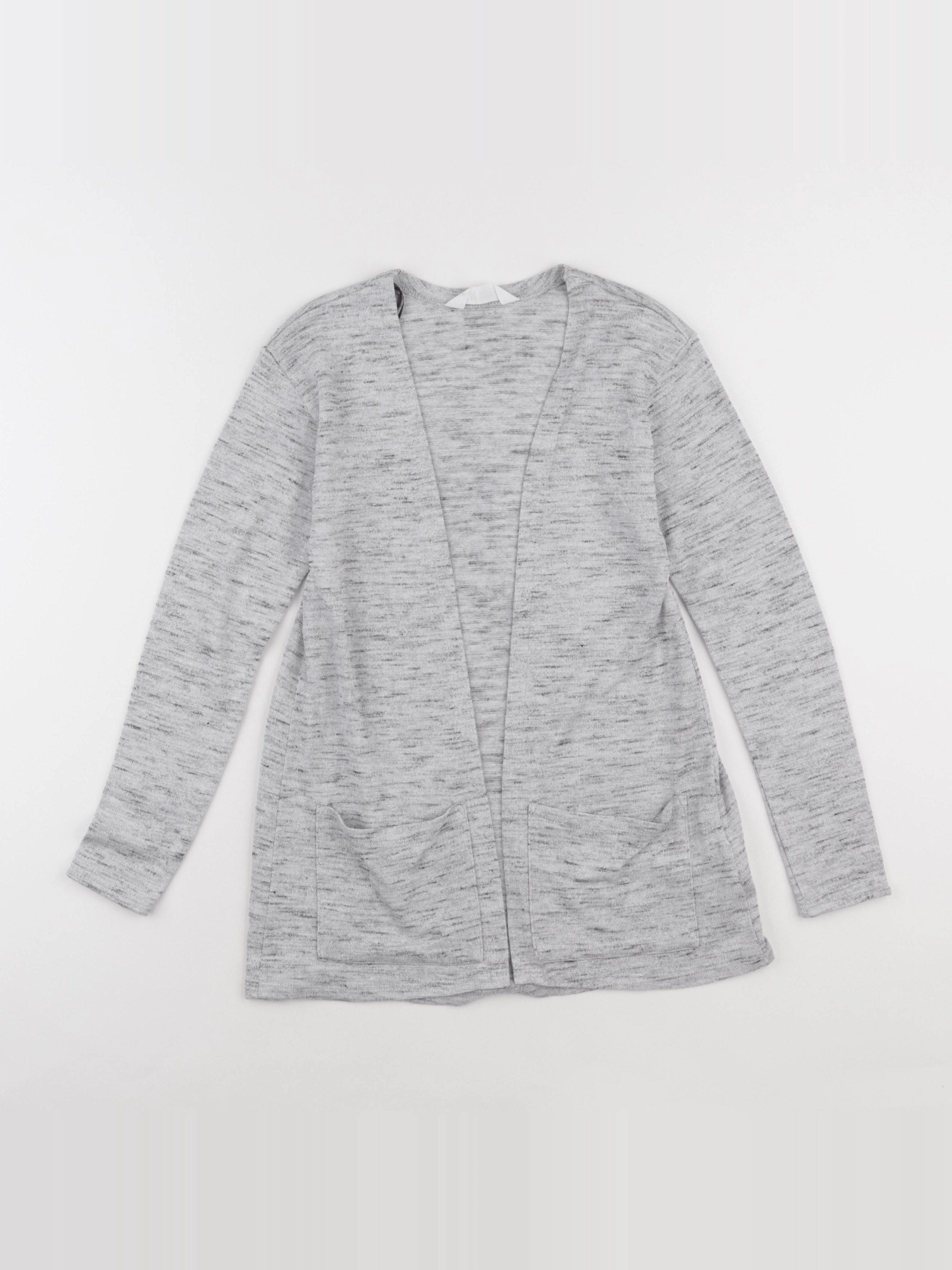 H&M - gilet gris - 10/12 ans