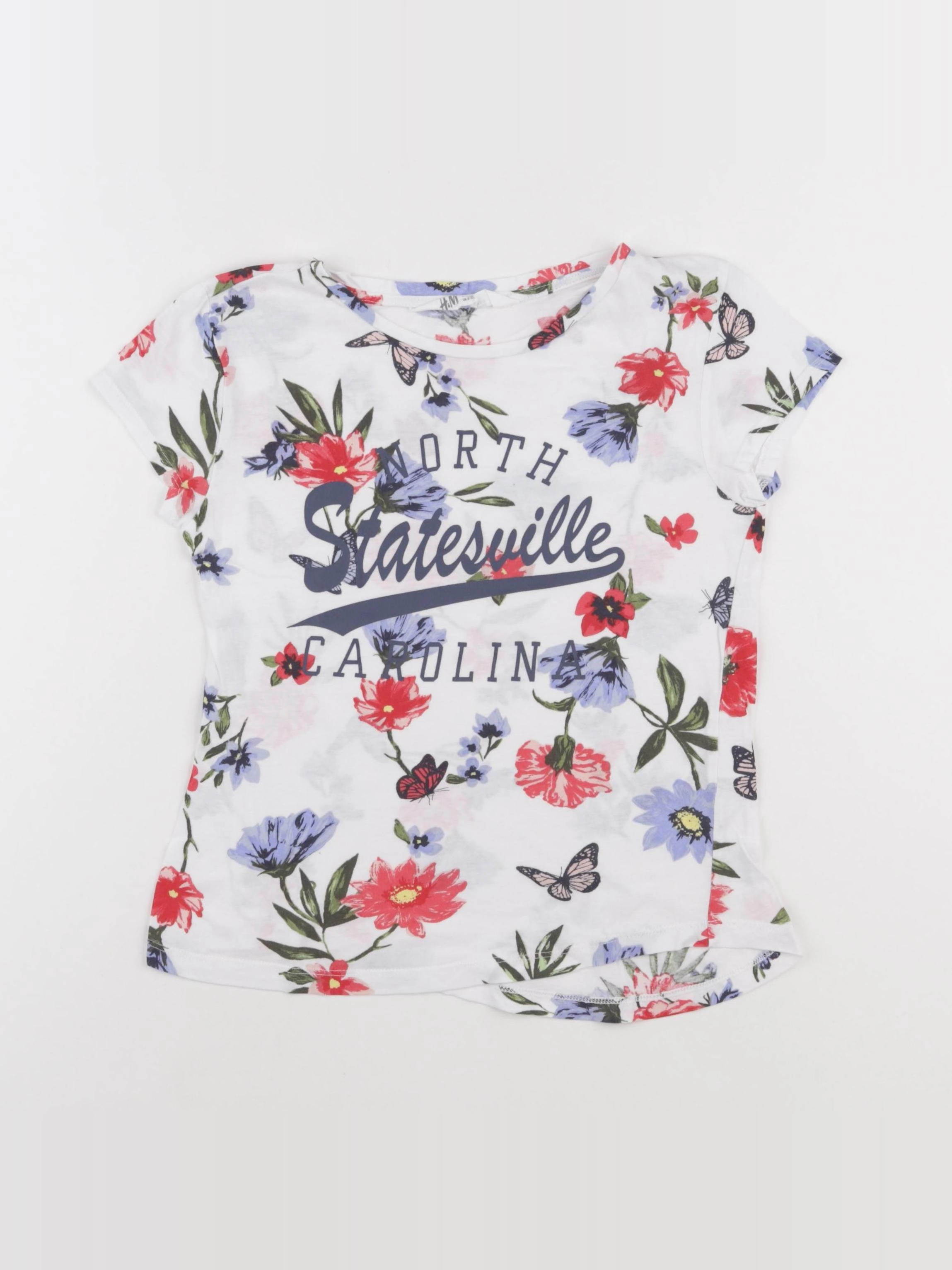 H&M - tee-shirt blanc - 9/10 ans
