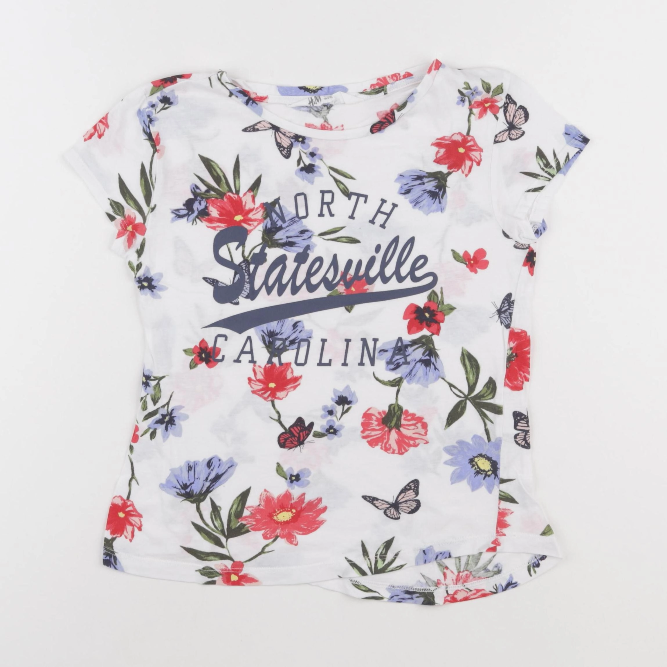 H&M - tee-shirt blanc - 9/10 ans