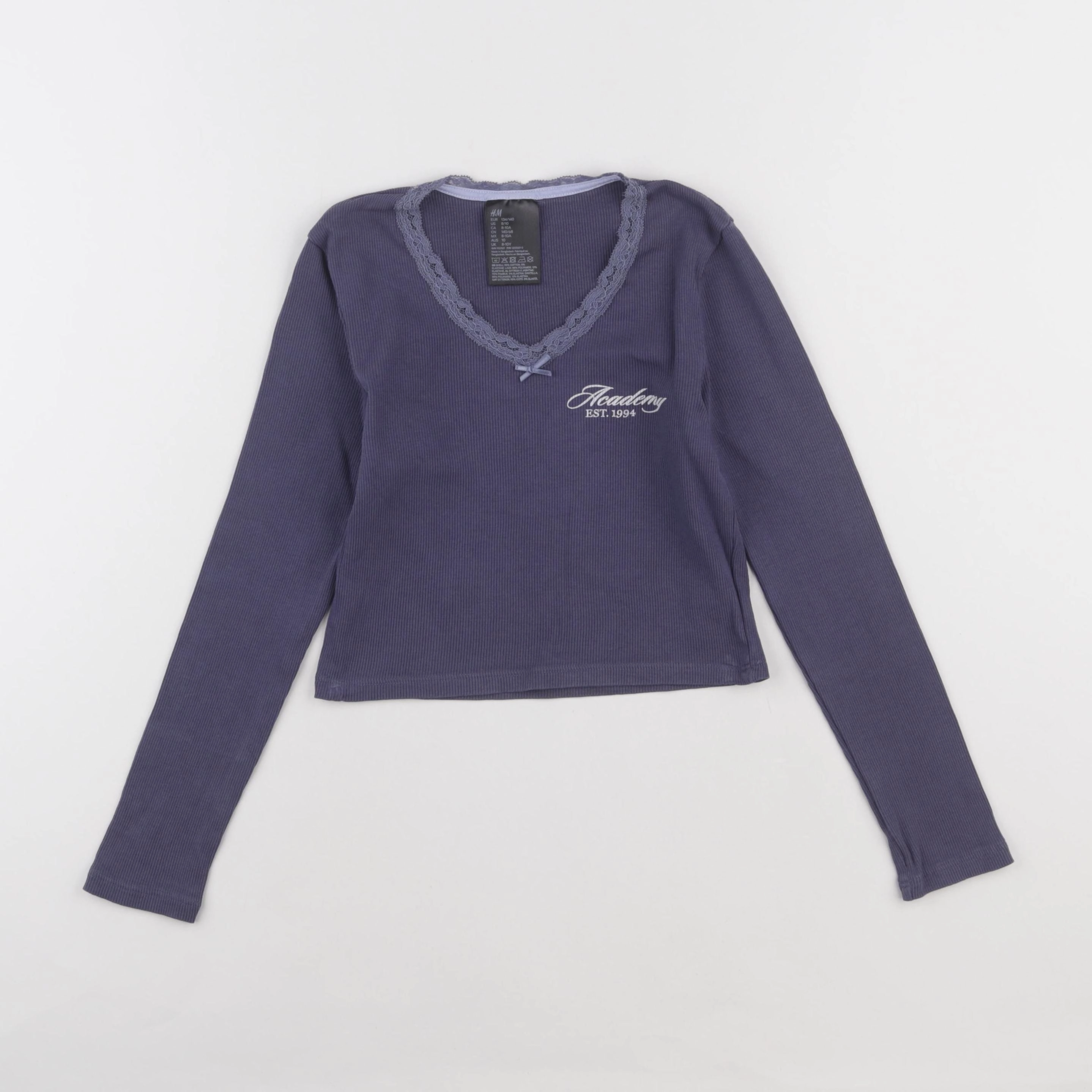 H&M - maillot de corps violet - 8/10 ans