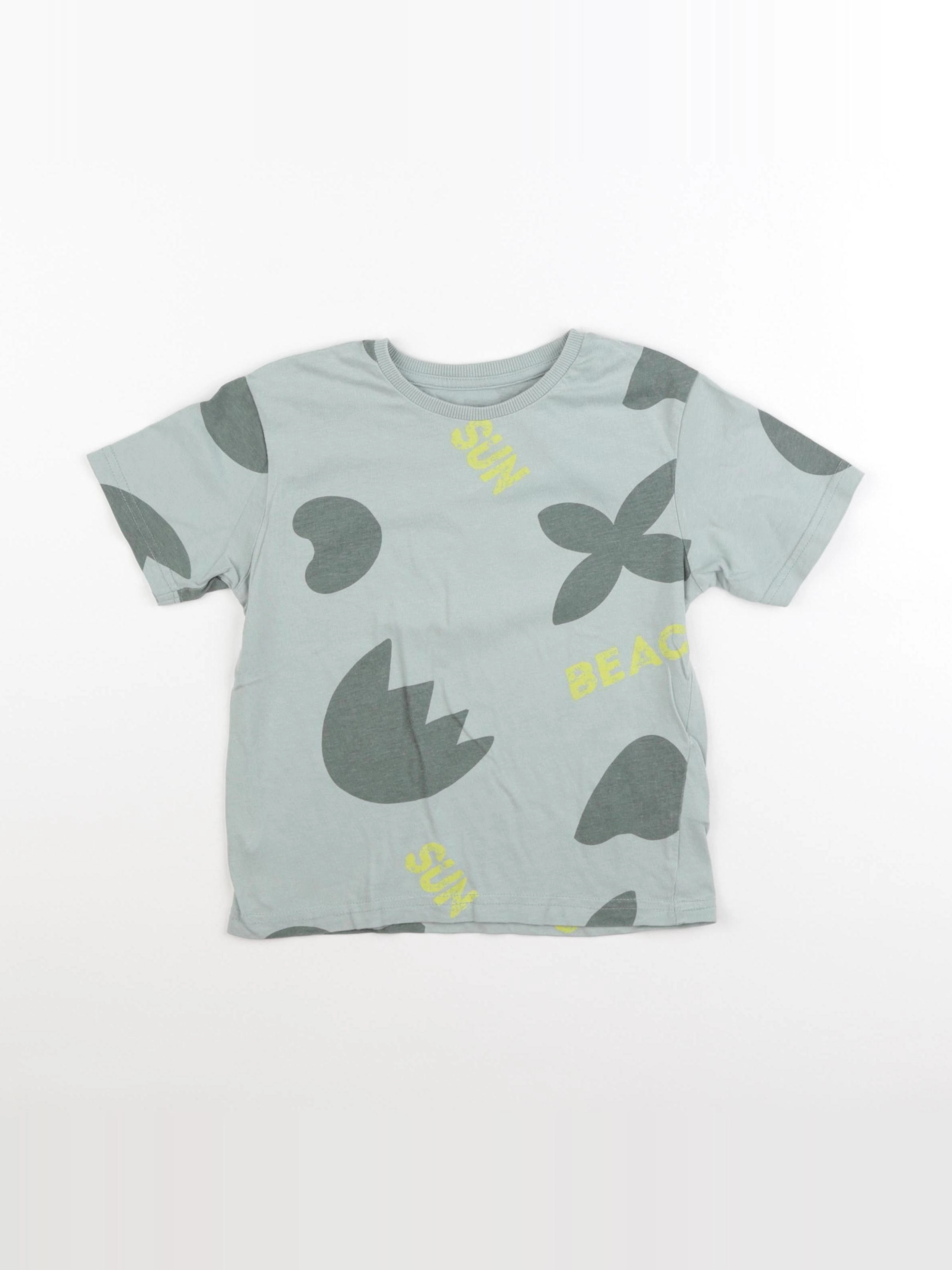 Vertbaudet - tee-shirt vert - 6 ans