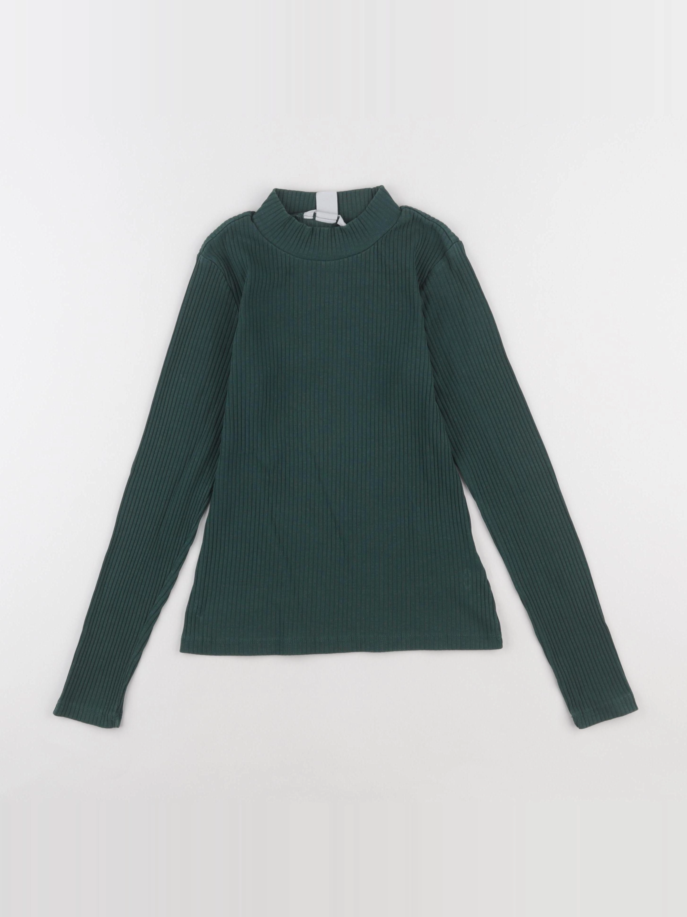 H&M - sous-pull vert - 10/12 ans