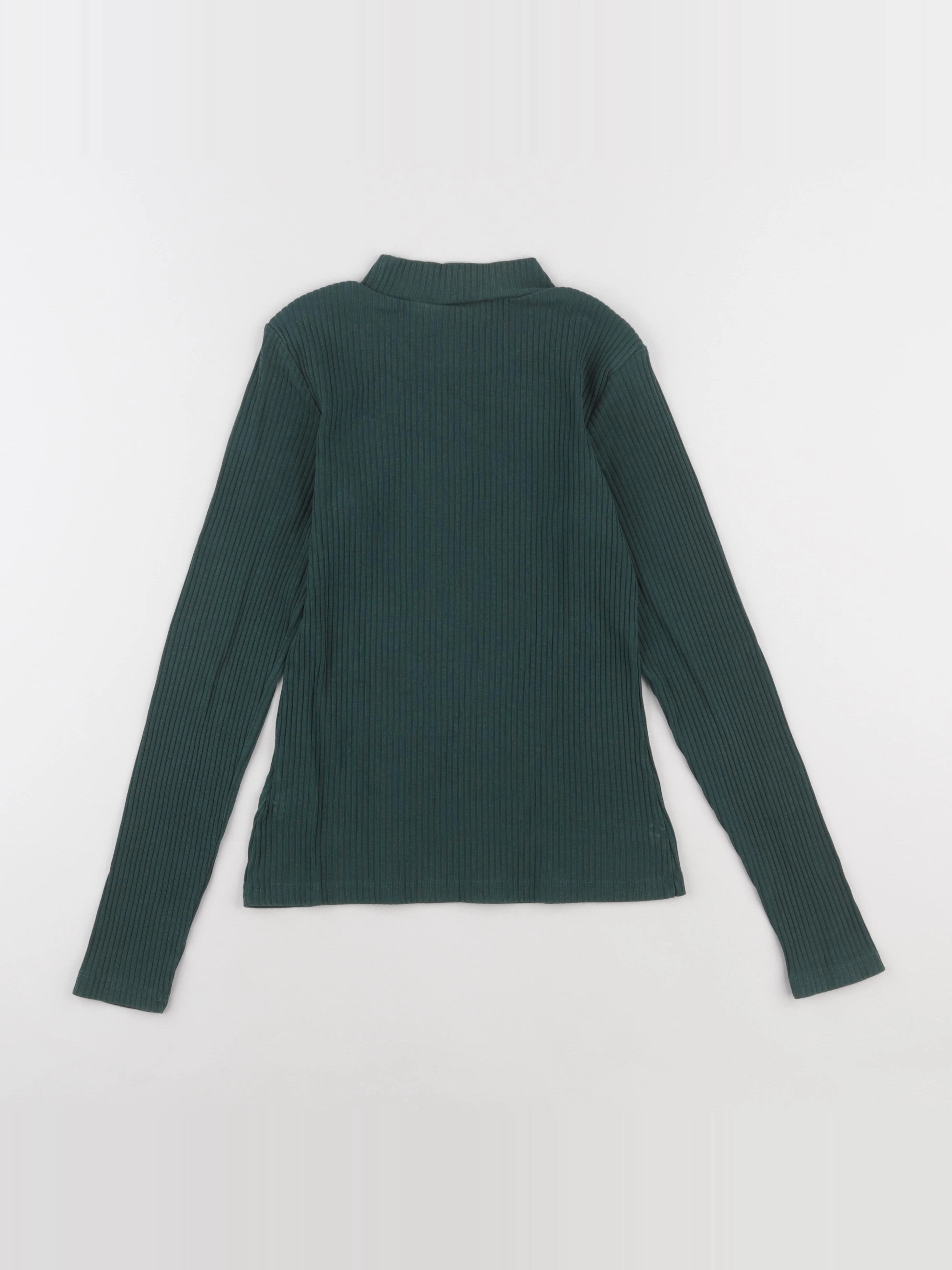 H&M - sous-pull vert - 10/12 ans