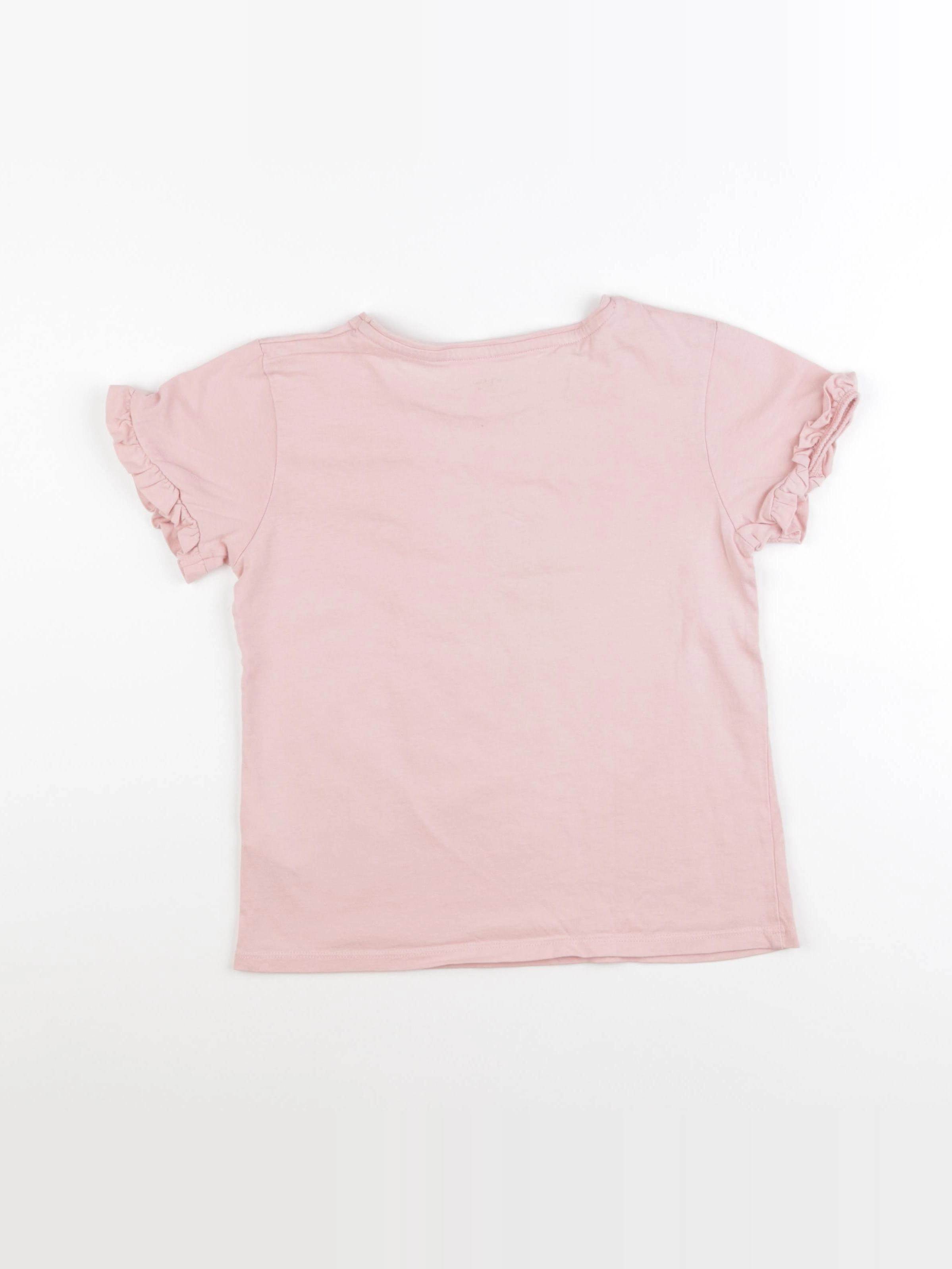 Vertbaudet - tee-shirt rose - 10 ans