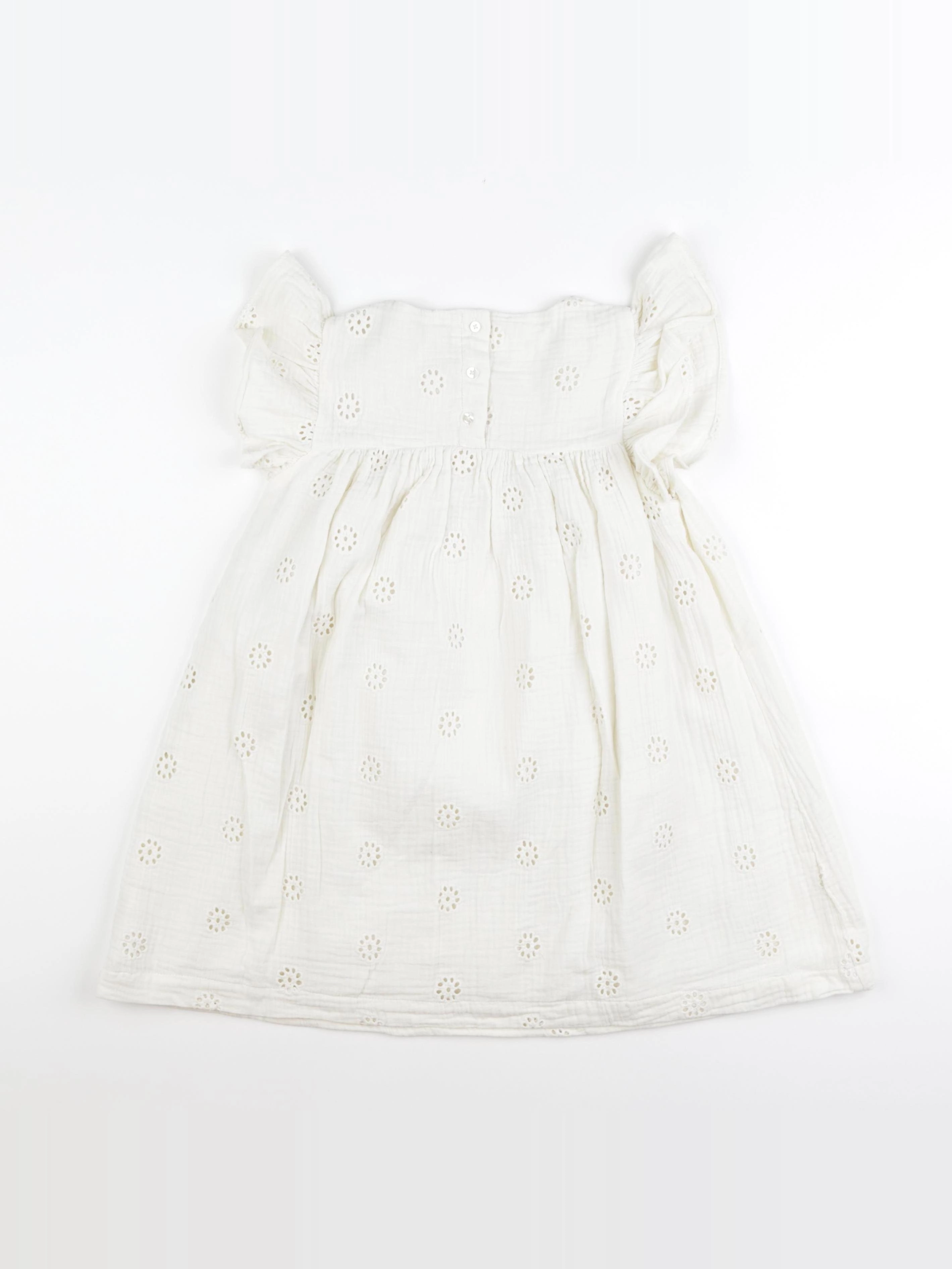 Vertbaudet - robe beige - 7 ans
