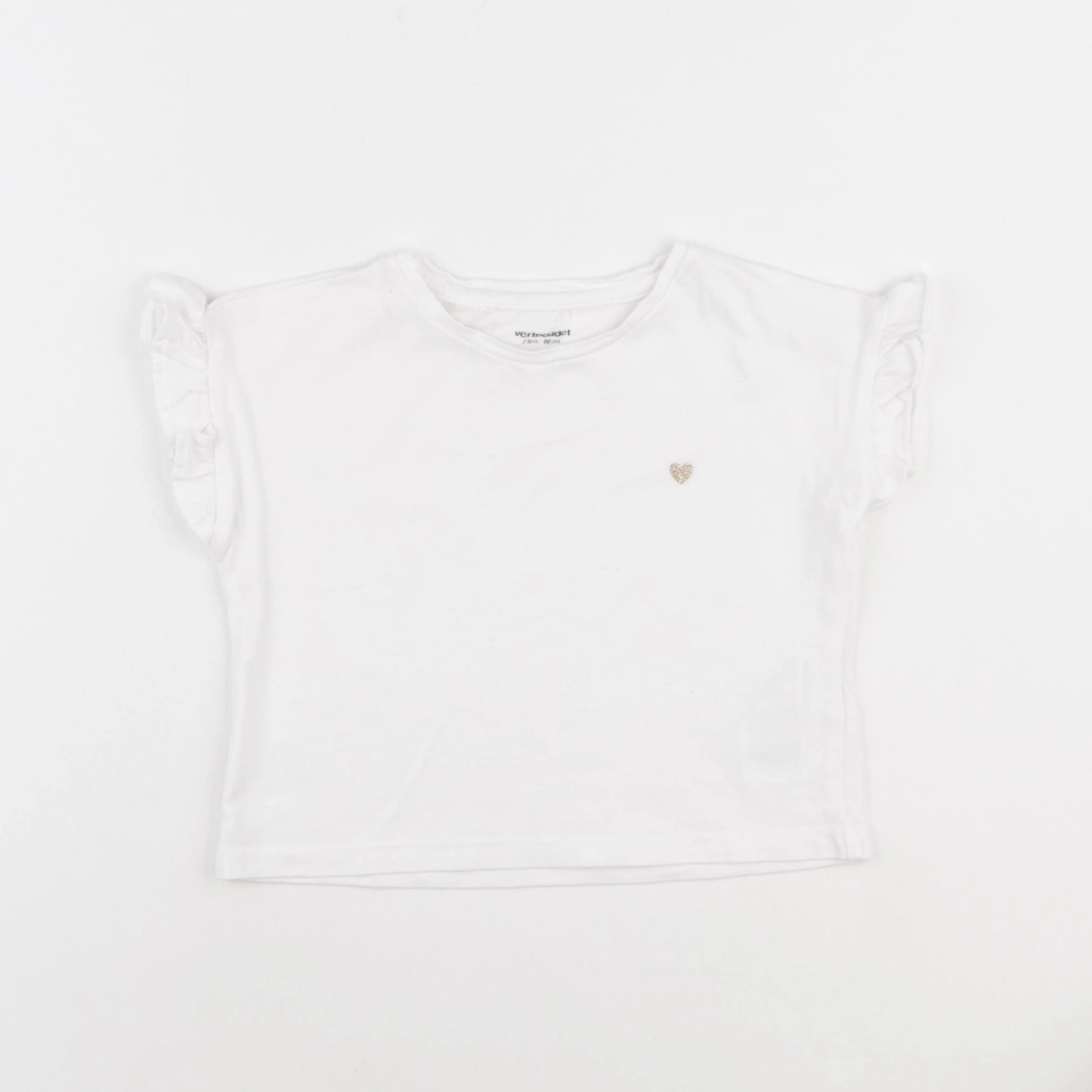 Vertbaudet - tee-shirt blanc - 2 ans
