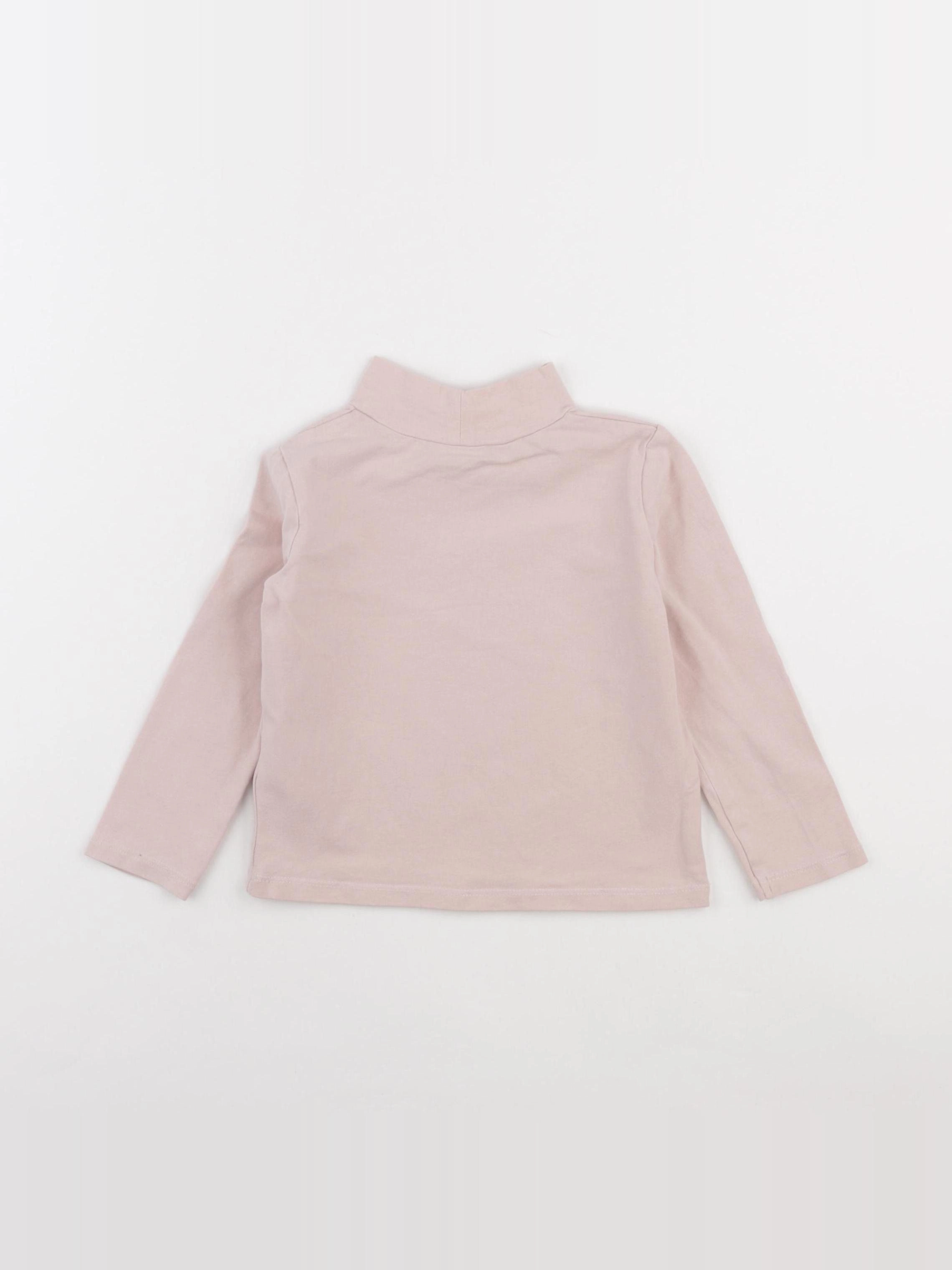 Vertbaudet - sous-pull rose - 3 ans