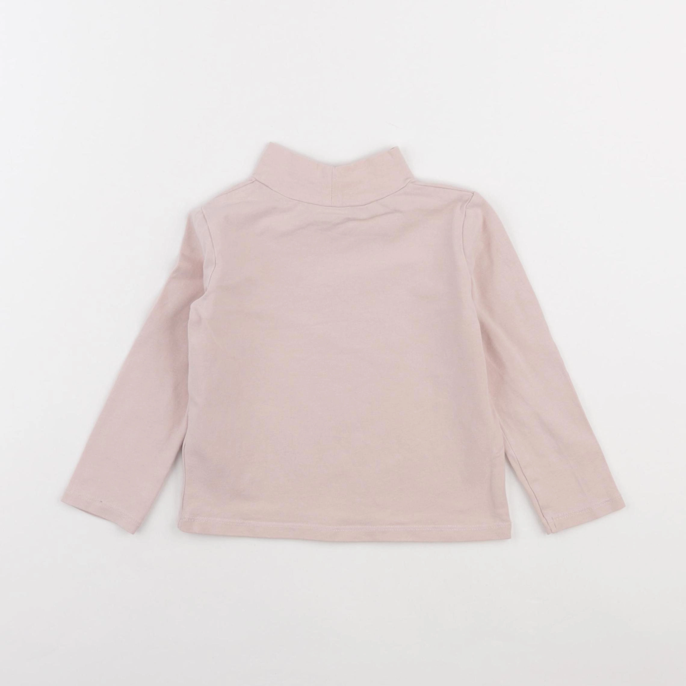 Vertbaudet - sous-pull rose - 3 ans