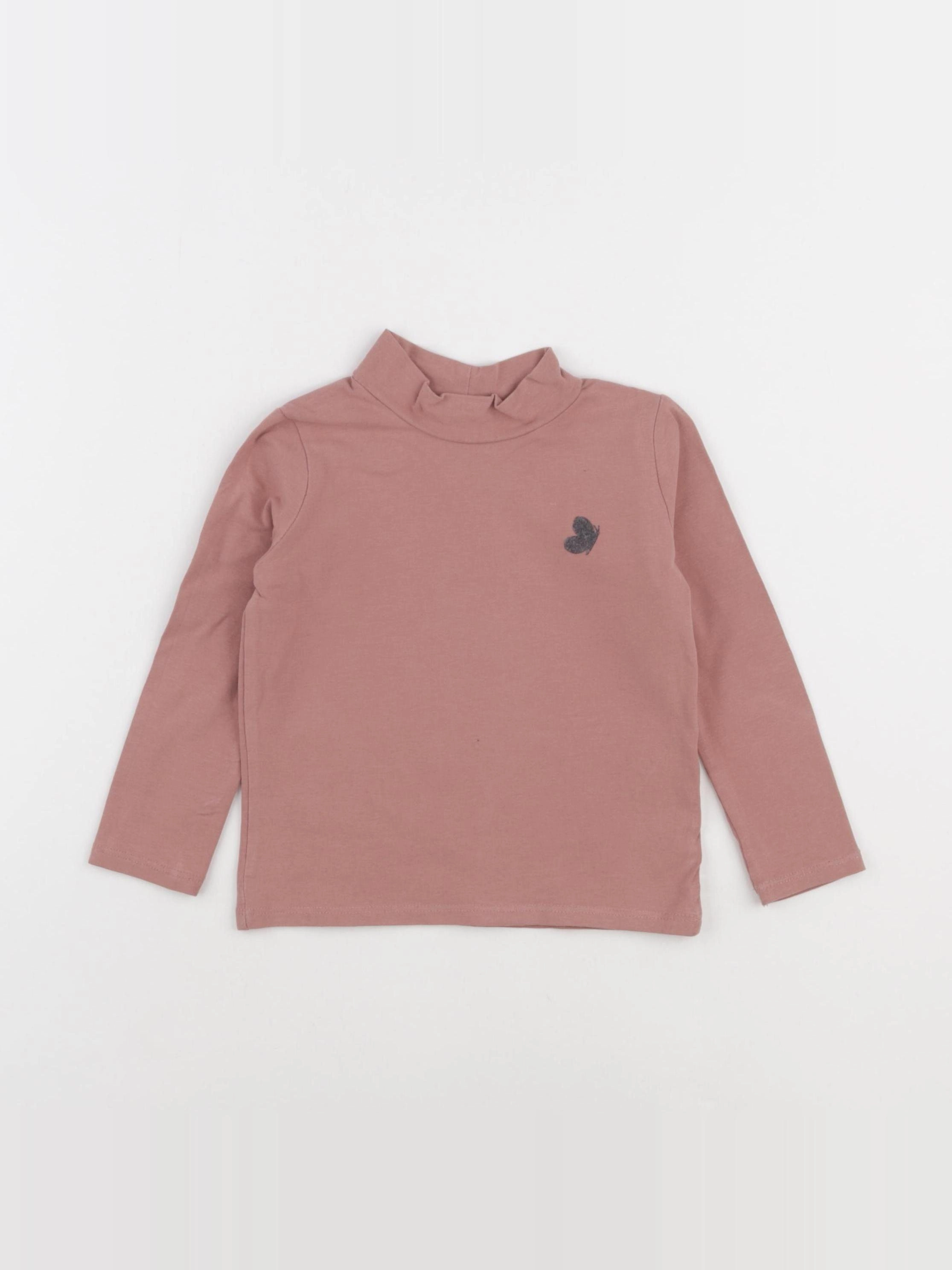 Vertbaudet - sous-pull rose - 3 ans