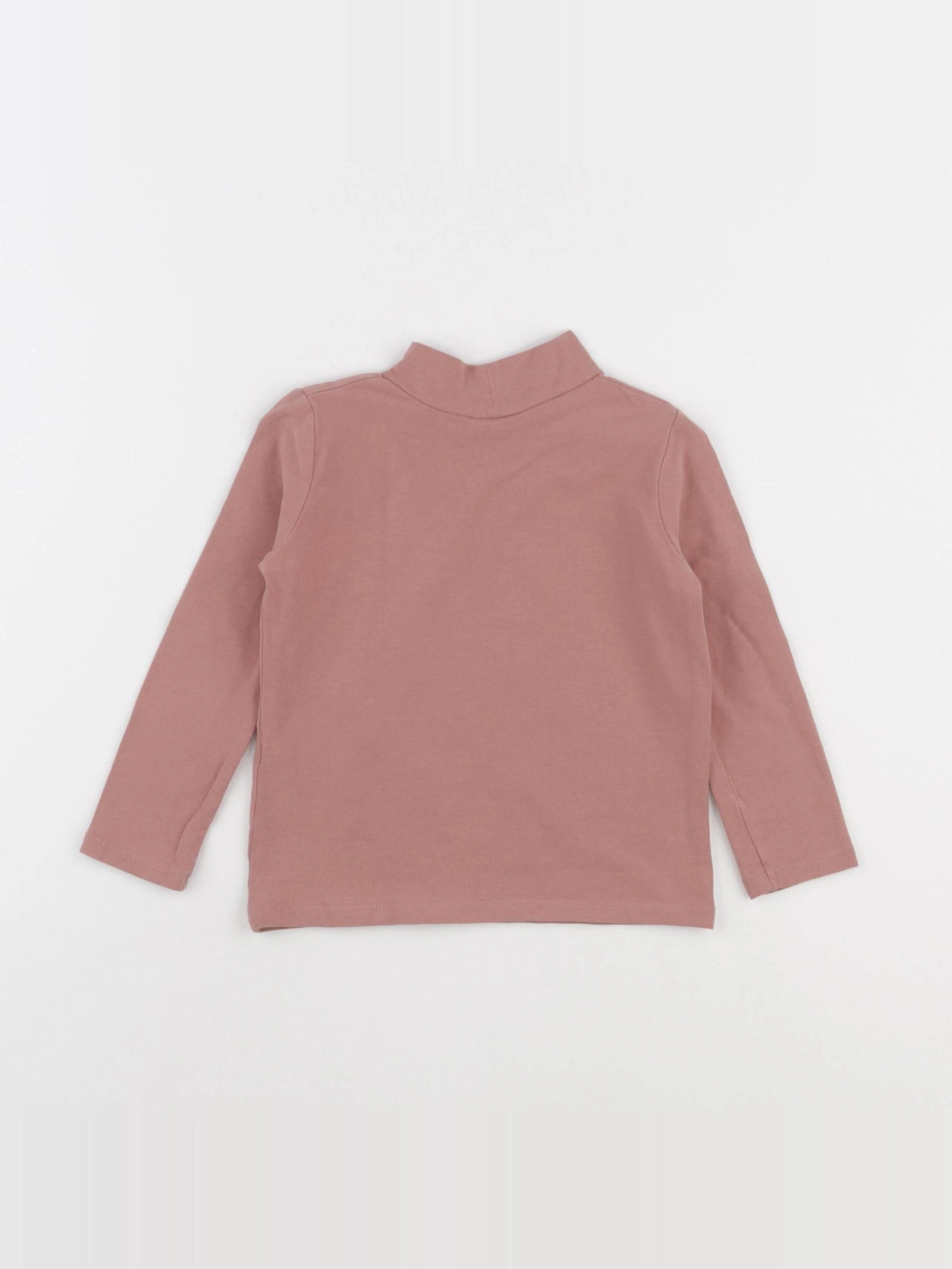Vertbaudet - sous-pull rose - 3 ans